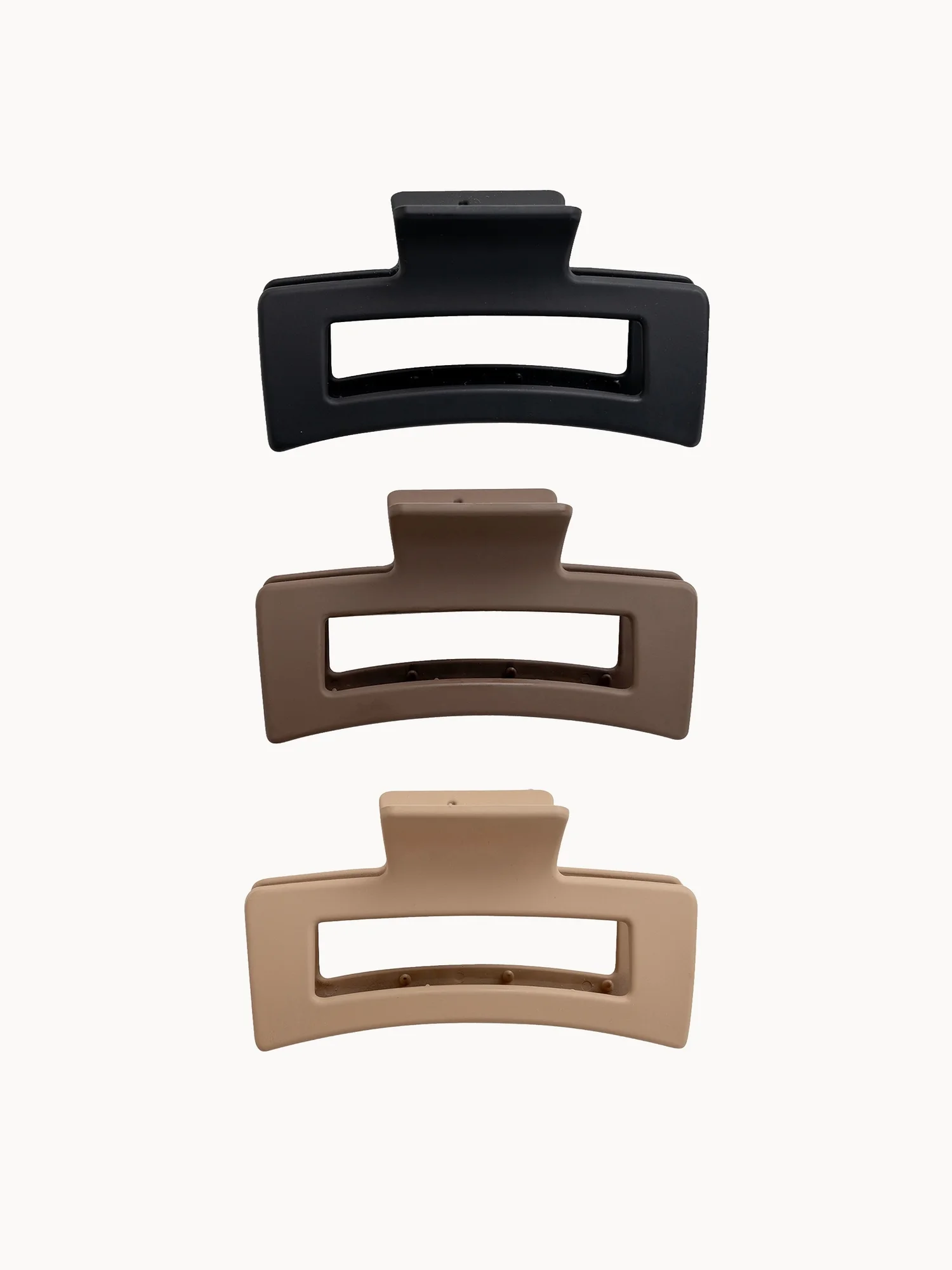 brushworks Classic Claw Clips (3 Pack)