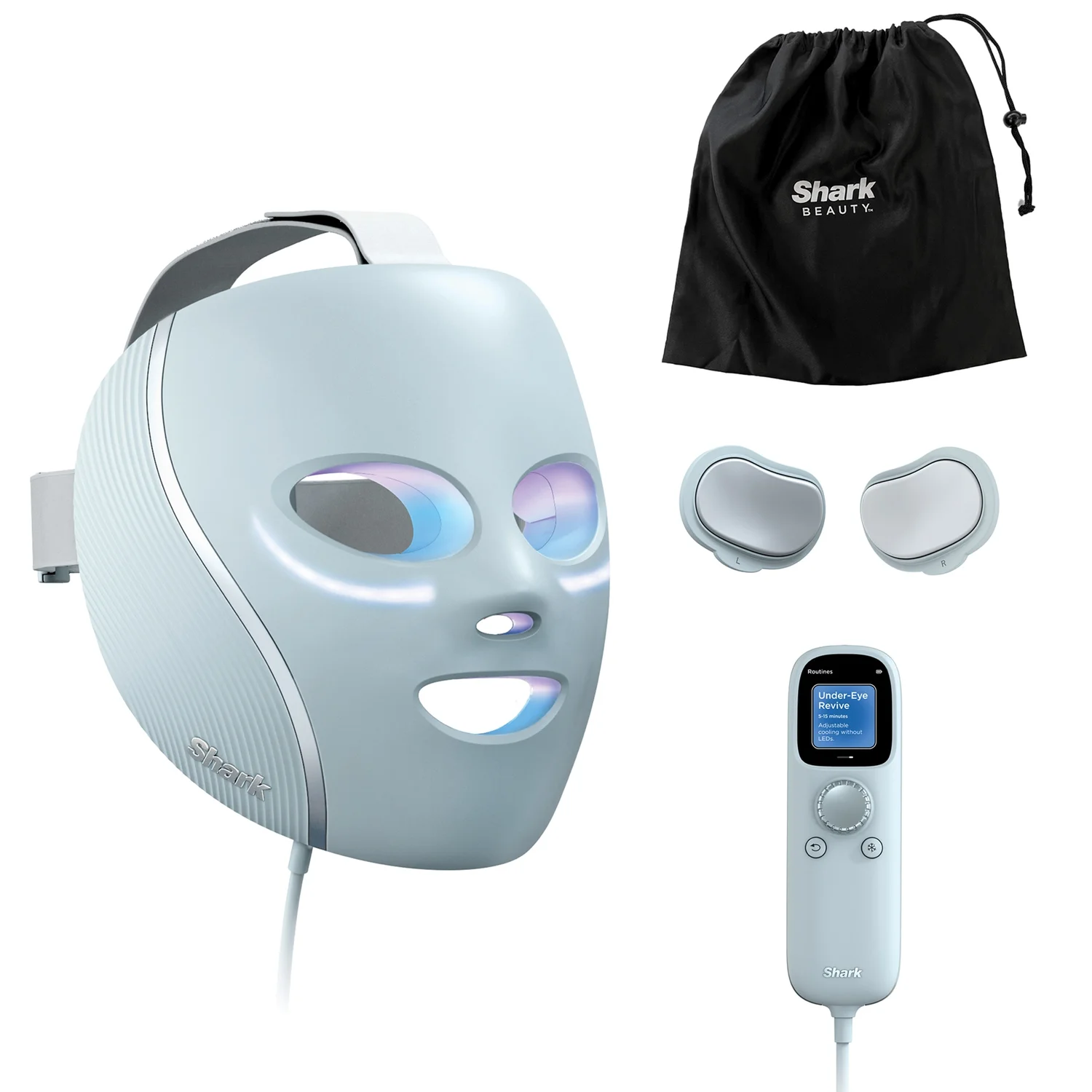 Shark Beauty CryoGlow Under-Eye Cooling & LED Anti-Ageing & Blemish Repair Mask