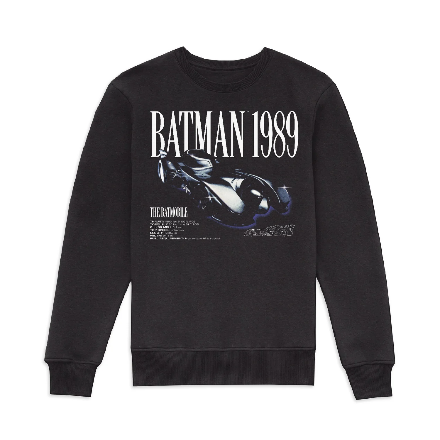 Batman 1989 The Batmobile Sweatshirt - Using Code