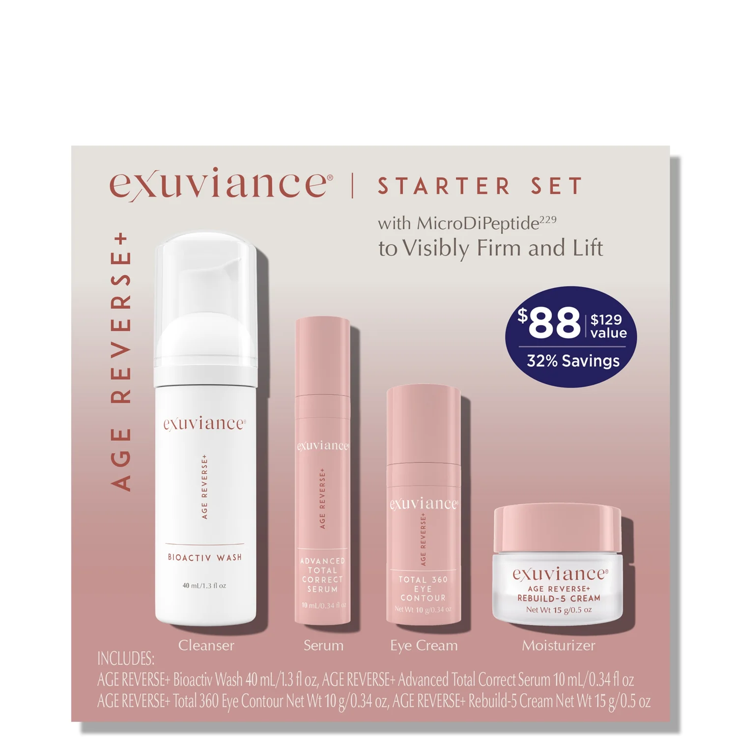 Exuviance Age Reverse+ Starter Set