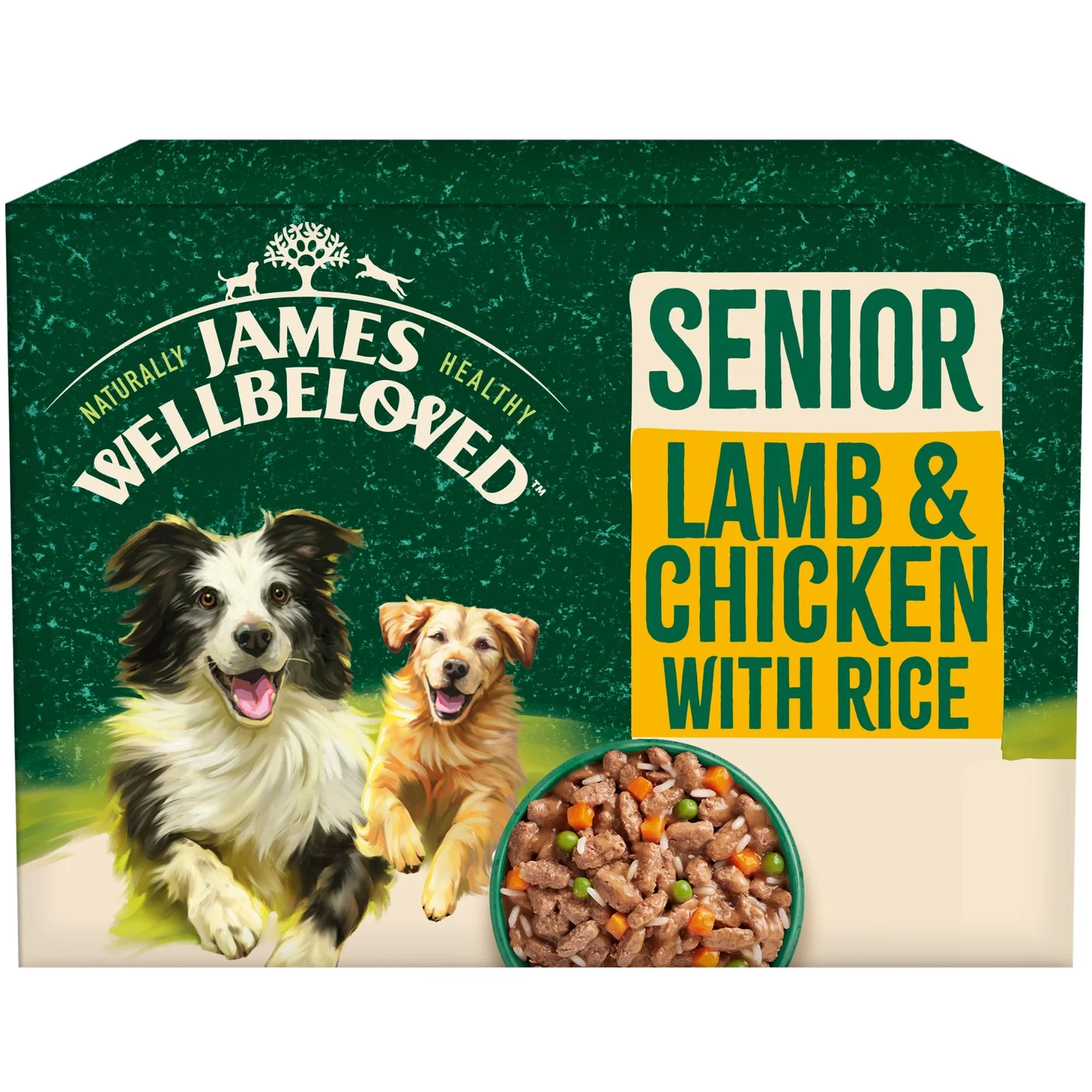 Senior Lamb & Chicken & Rice Gravy Wet Dog Food Pouches