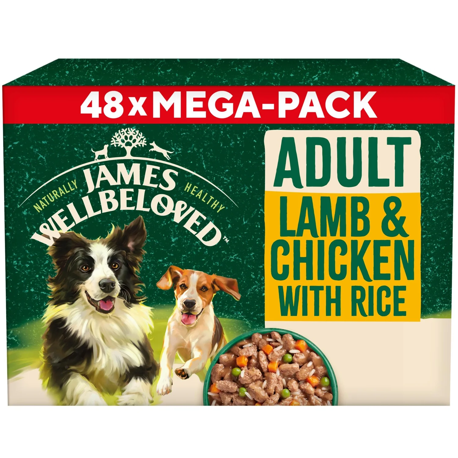 Lamb & Chicken & Rice Gravy Wet Dog Food Pouches