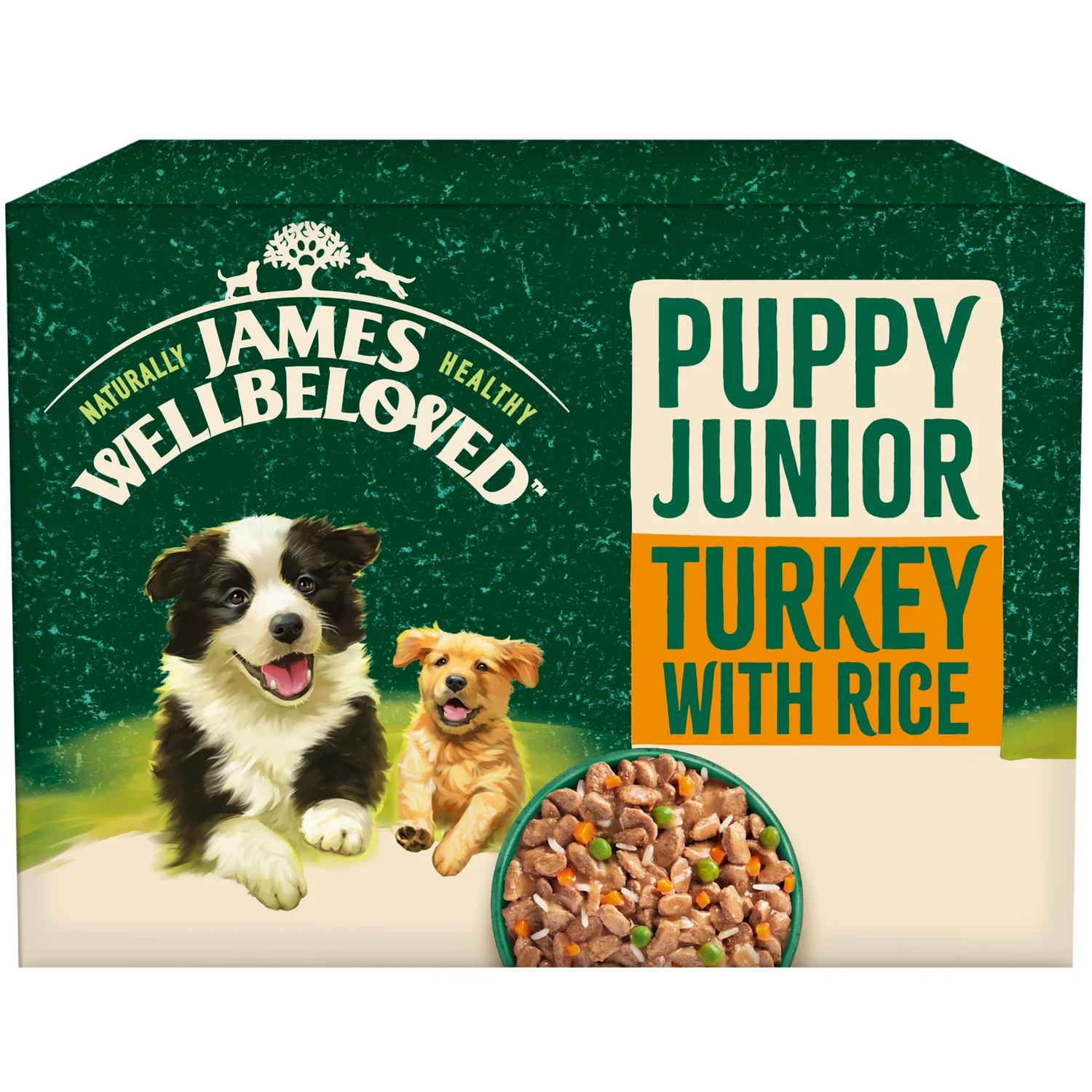 Puppy Turkey & Rice Gravy Wet Dog Food Pouches