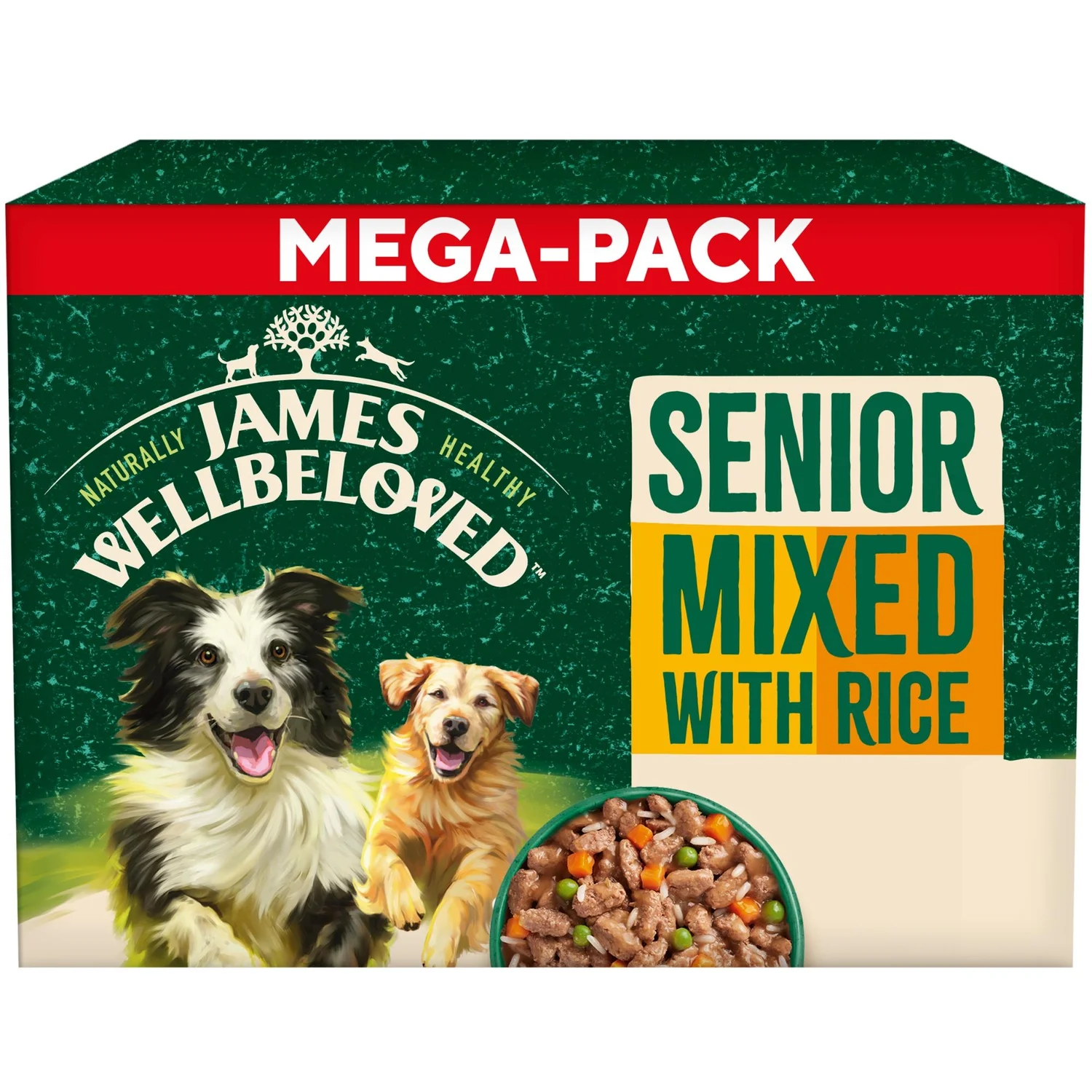Senior Turkey Lamb & Chicken Gravy Wet Dog Food Pouches