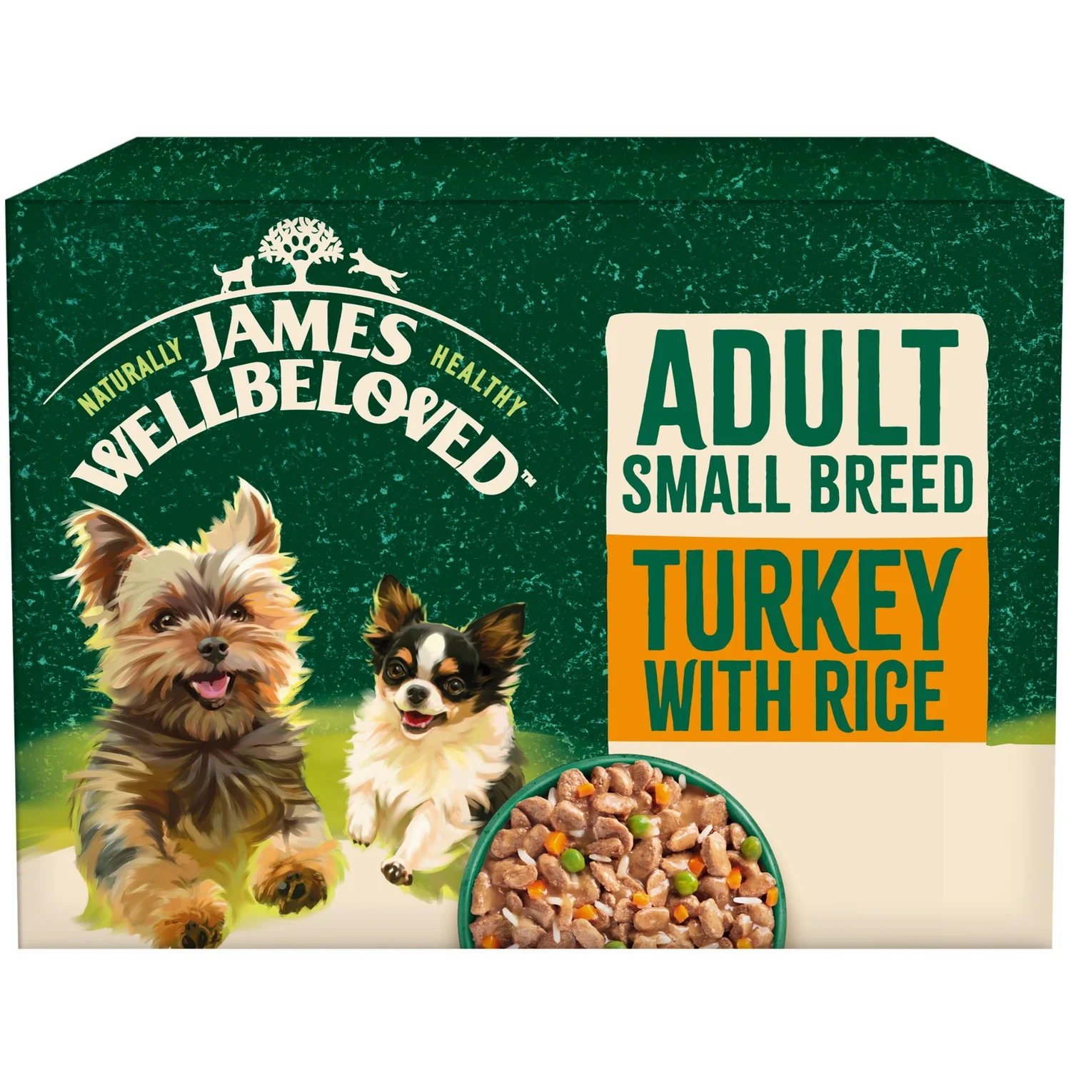 Turkey & Rice Small Breed Wet Dog Food Pouches