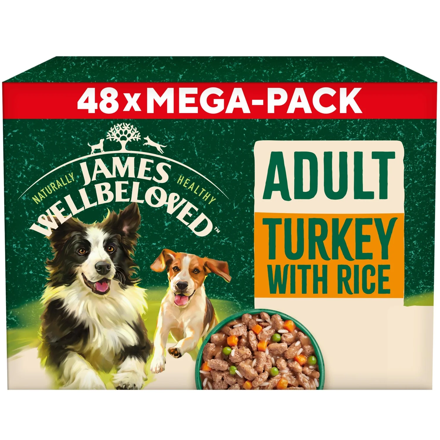 Turkey & Rice Gravy Wet Dog Food Pouches