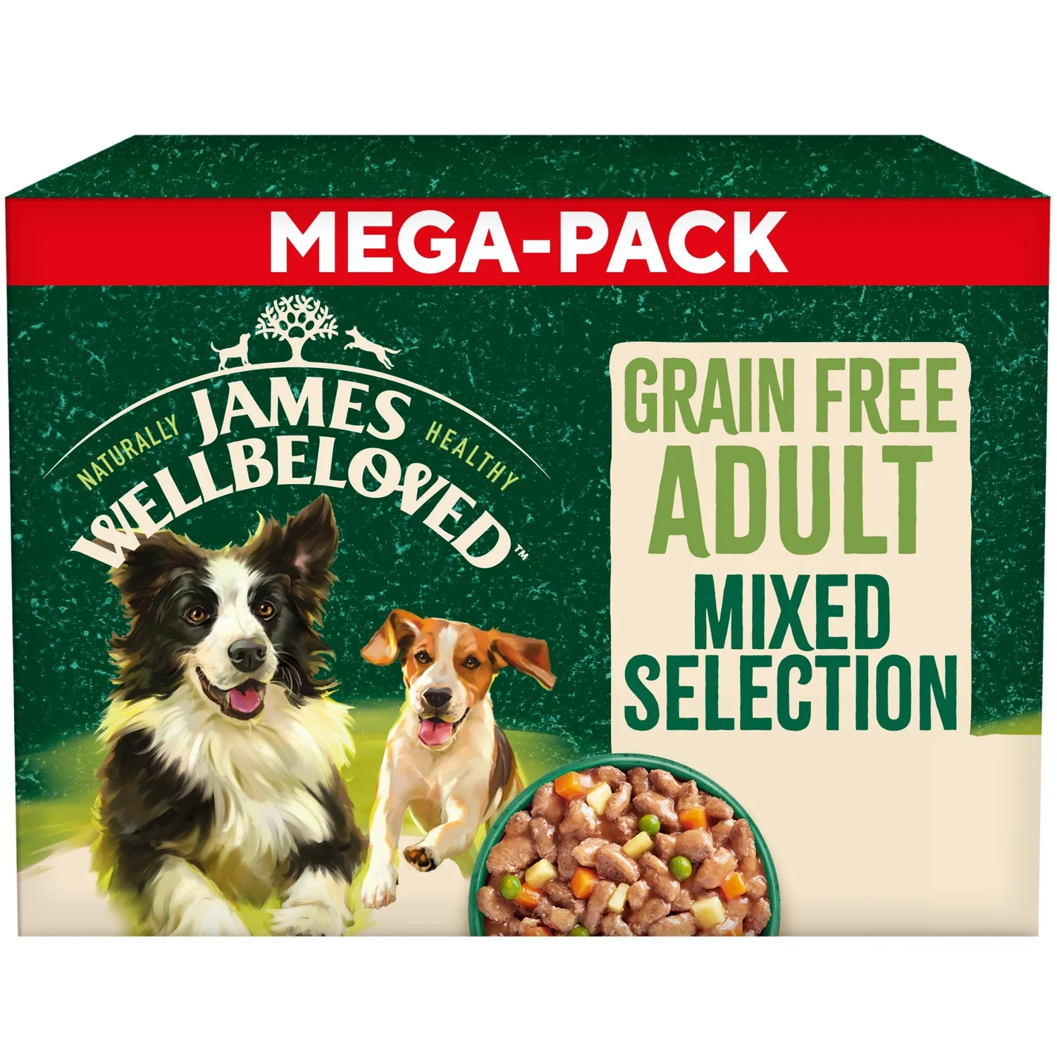 Turkey & Lamb & Chicken Gravy Grain Free Wet Dog Food Pouches