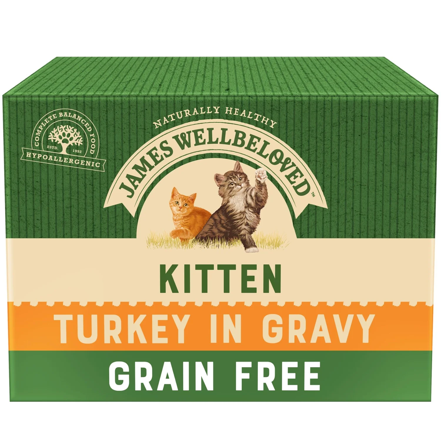 Kitten Turkey Gravy Grain Free Wet Cat Food Pouch
