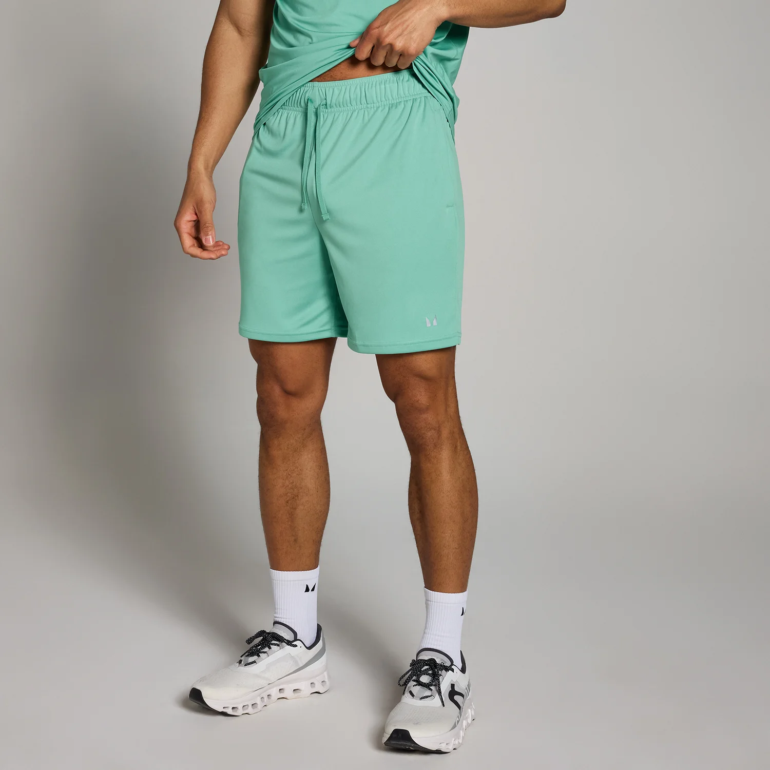 MP Mens Lightweight 7" Training Shorts - Aqua