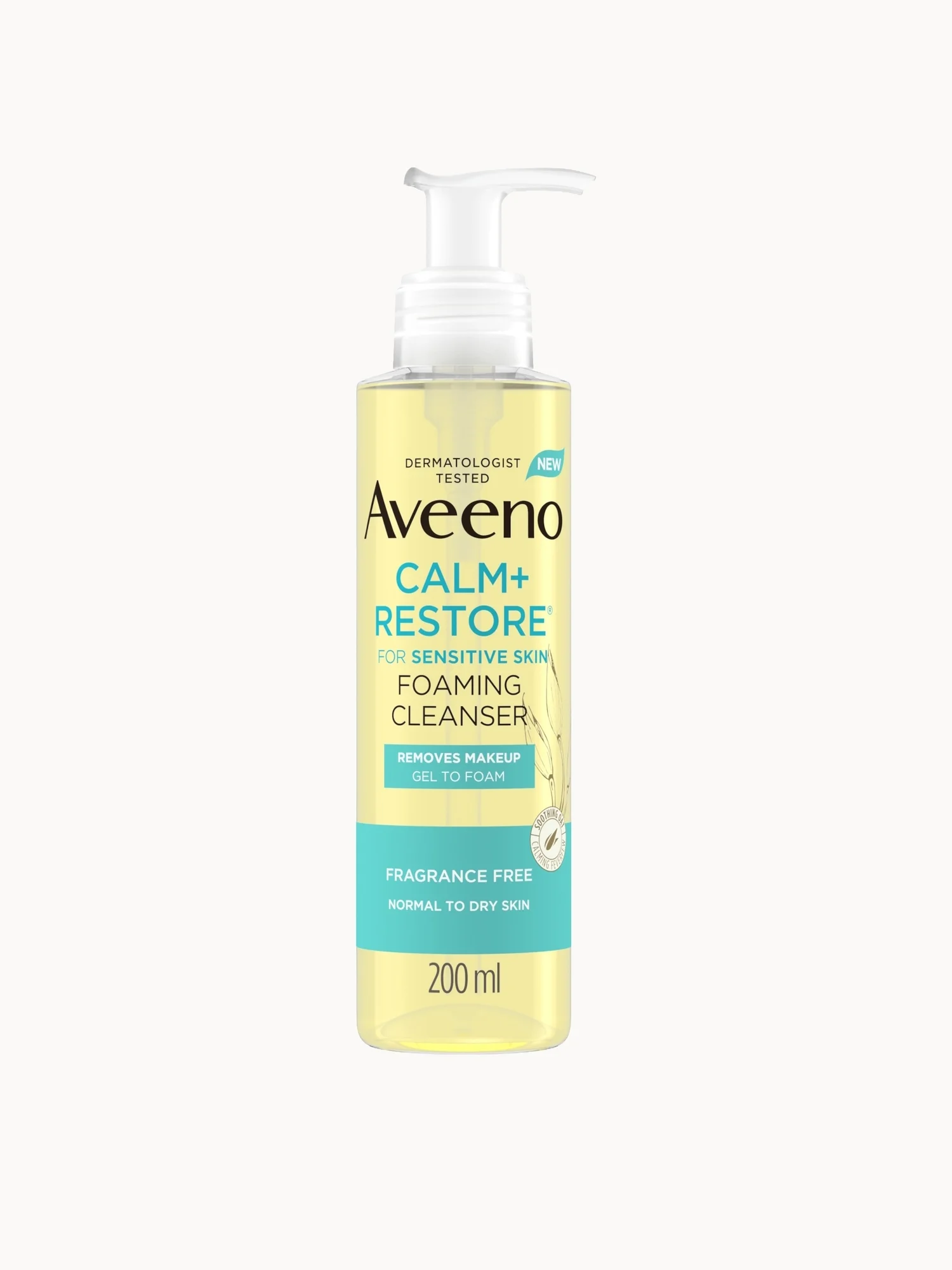 Aveeno Face Calm & Restore Foaming Cleanser 200ml