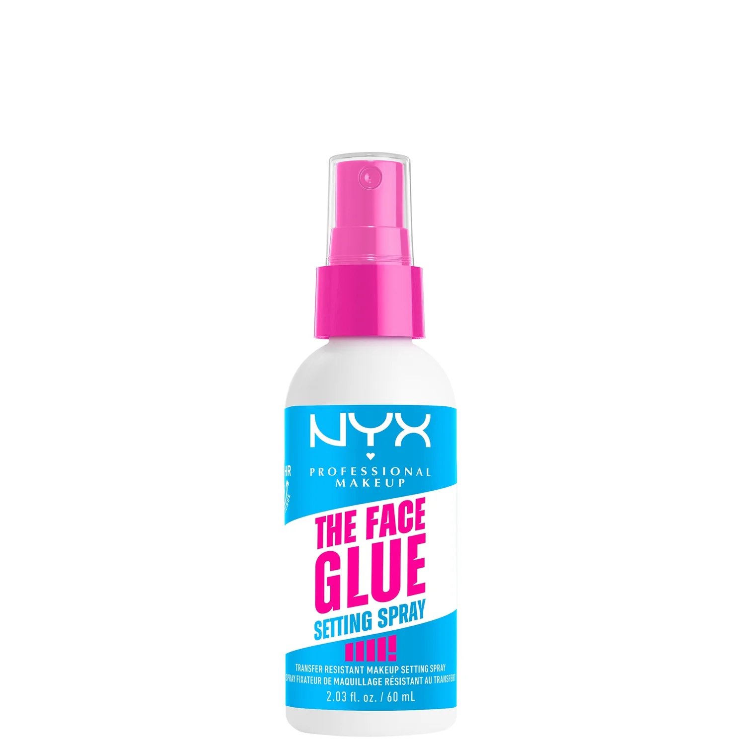 NYX Professional Makeup The Face Glue Setting Spray Up To 24 Hour Wear Transfer Resistant