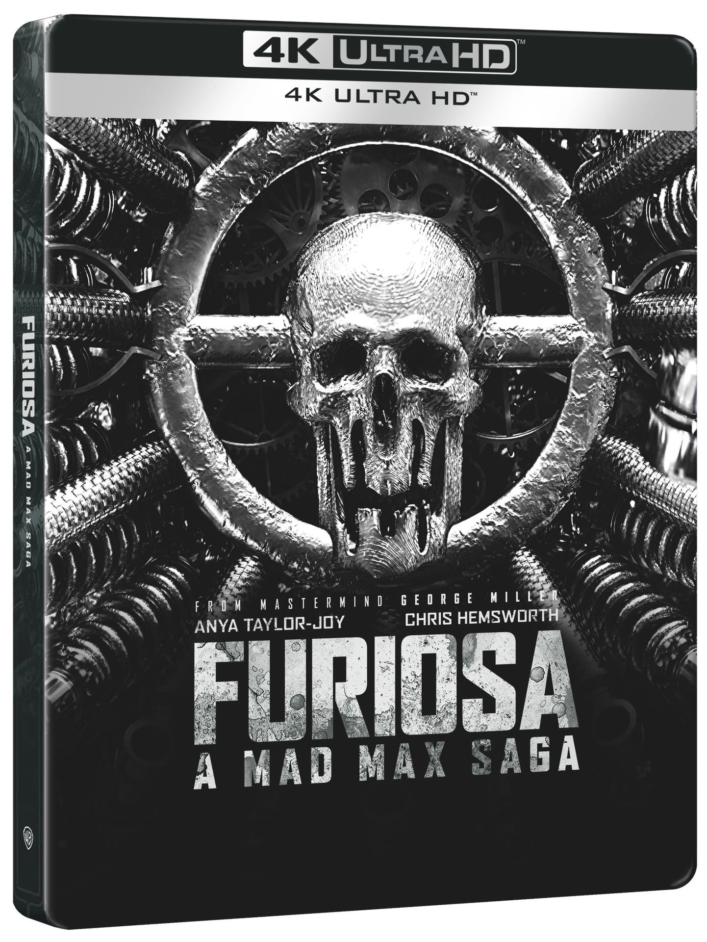 Furiosa: A Mad Max Saga 'Black and Chrome' Steelbook 4K Ultra HD Furiosa: A Mad Max Saga 'Black and Chrome' Steelbook 4K Ultra HD