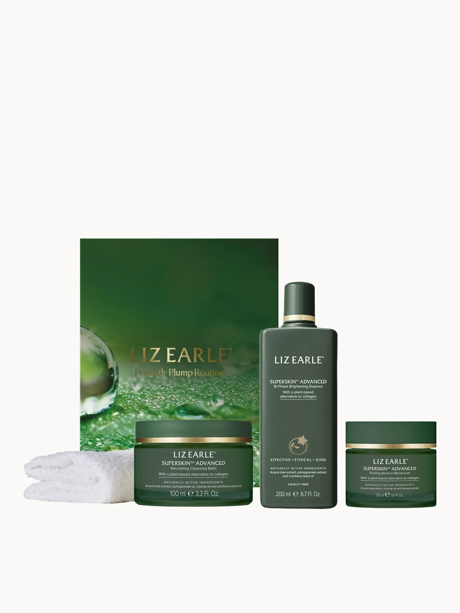 Liz Earle Perfectly Plump Routine