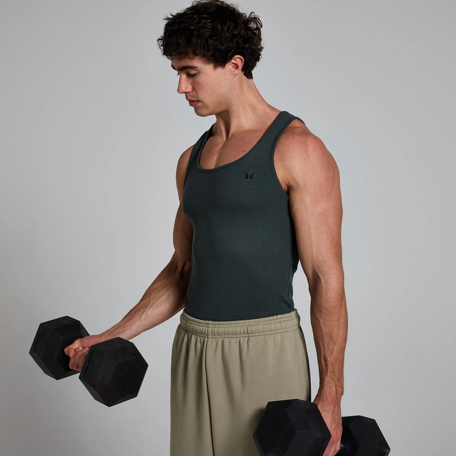 MP Men's Lift Ribbed Muscle Fit Tank