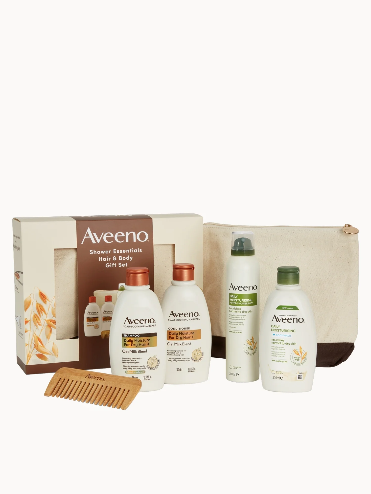Aveeno Shower Essentials Hair & Body Gift Set