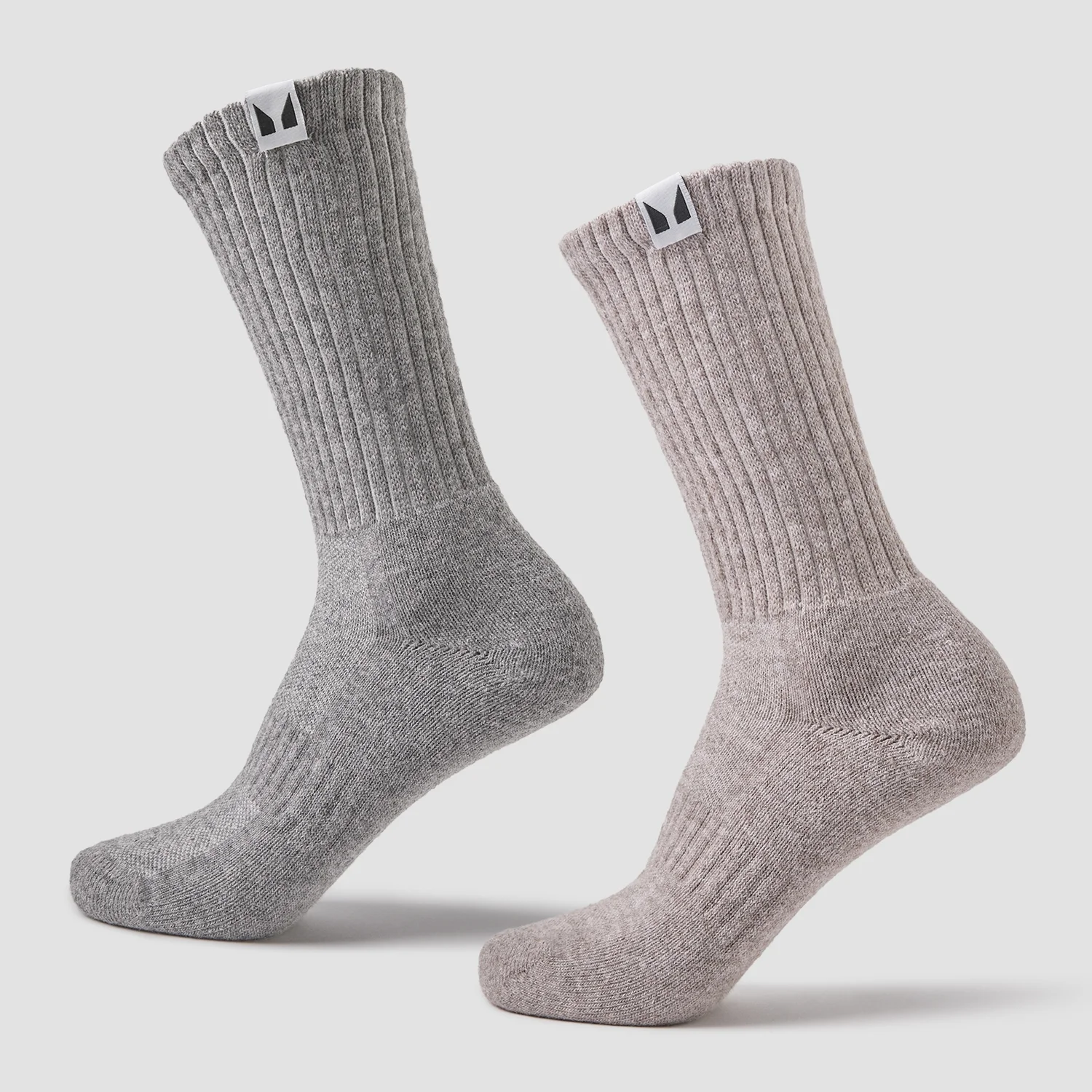 MP Hiking Socks (2 pack) - Brown/Grey Marl