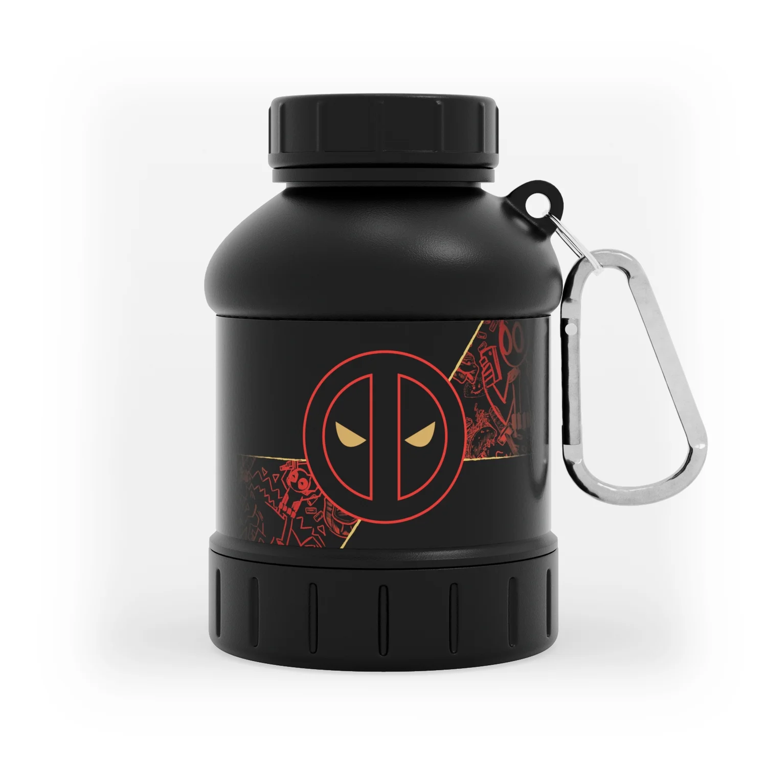 Myprotein Protein Funnel Keyring - Deadpool - Black