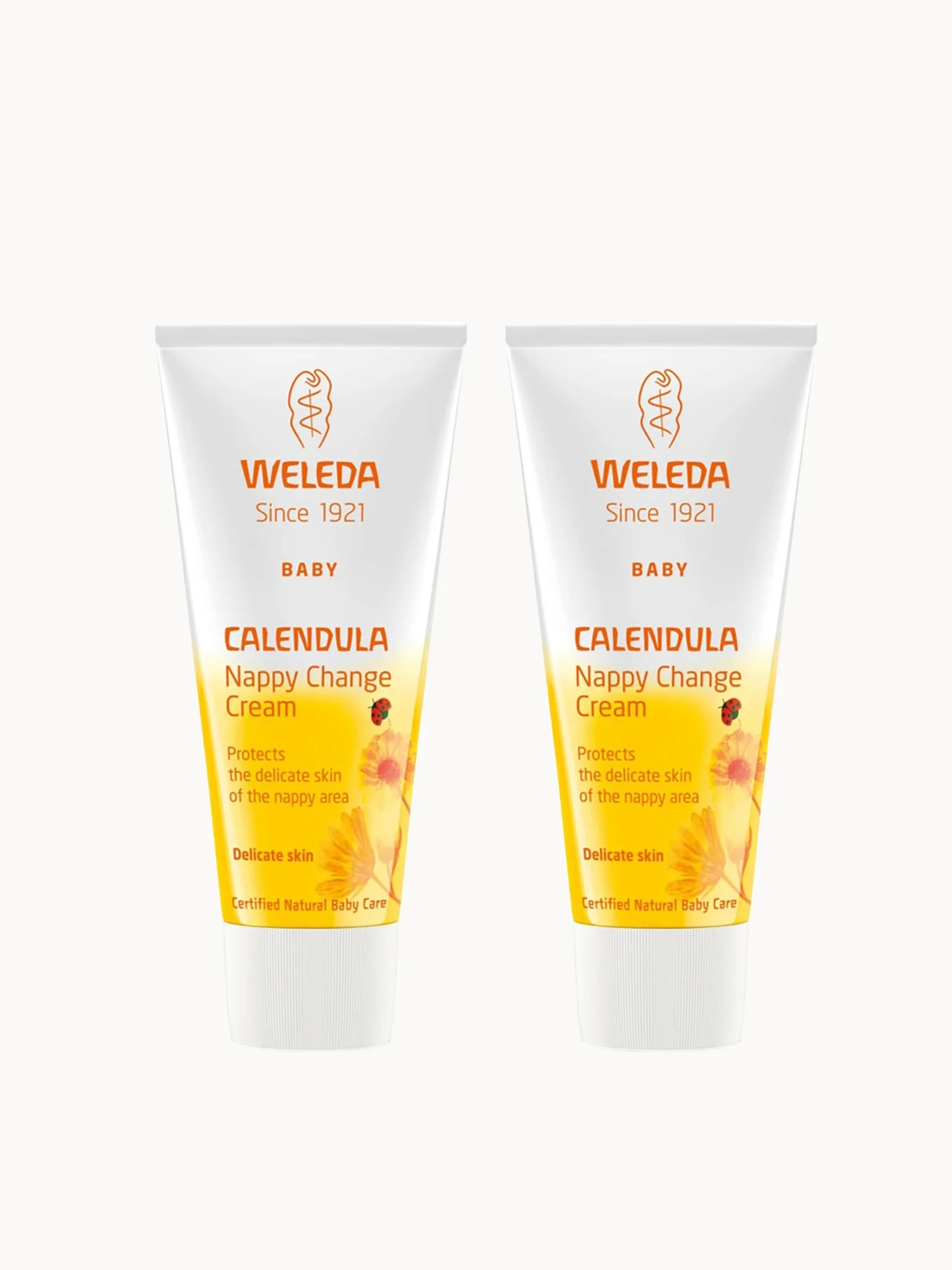 Weleda Nappy Cream with Calendula 75ml Twin Pack