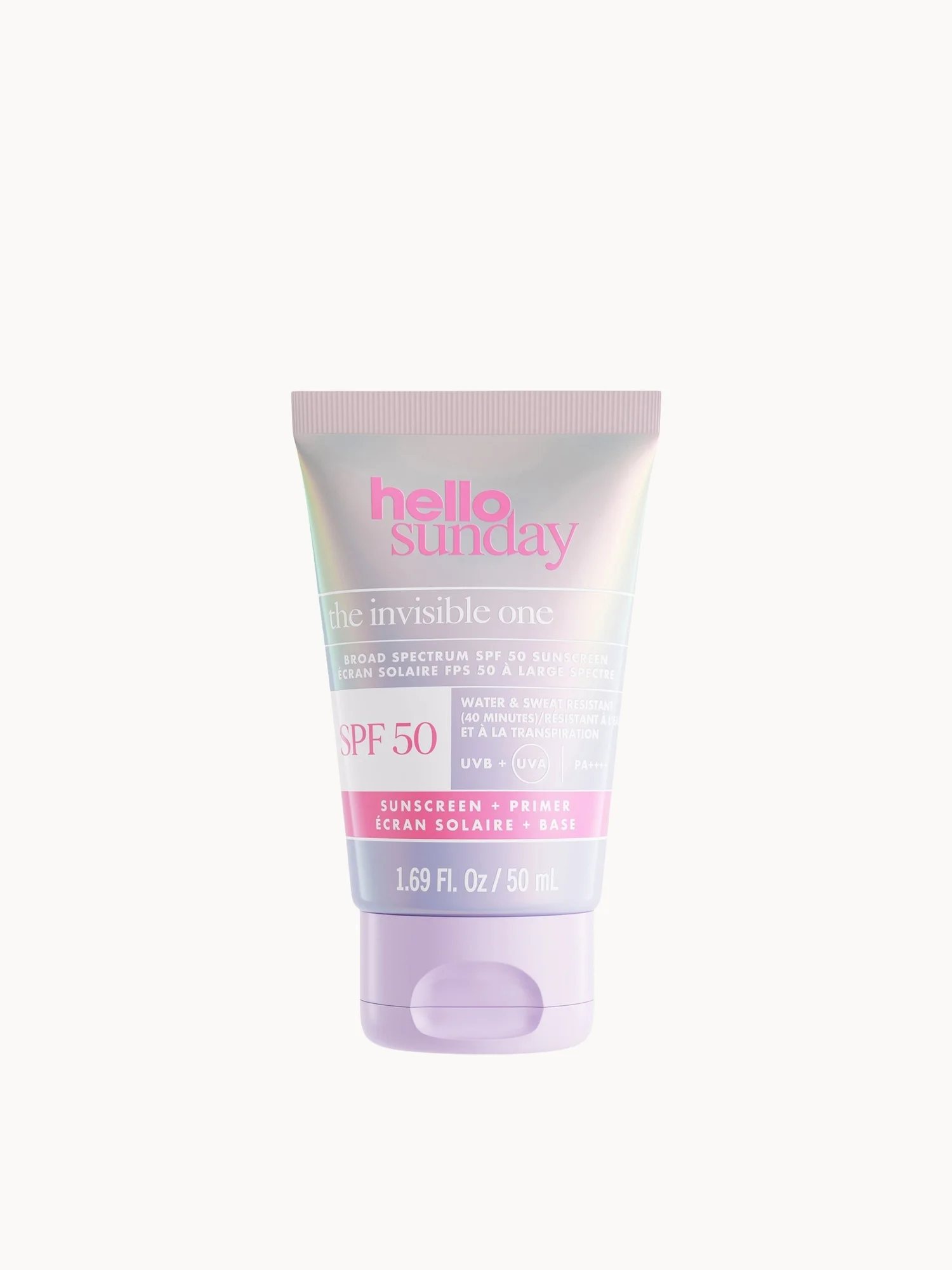 Hello Sunday The Invisible One - Invisible Primer SPF 50 With Hyaluronic Acid And Vitamin