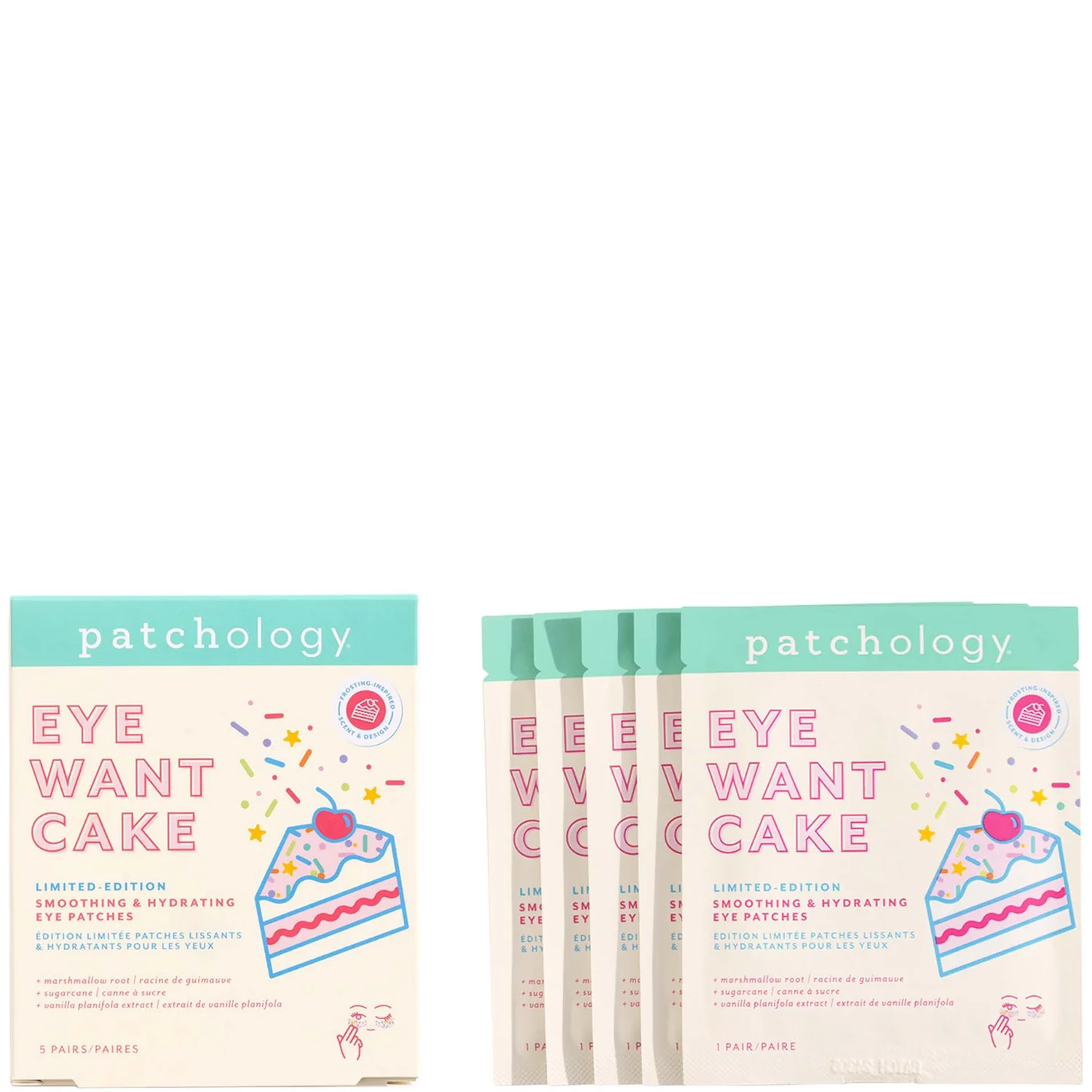 Eye Want Cake Limited Edition Smoothing & Hydrating Eye Patches - 5 Pack product image