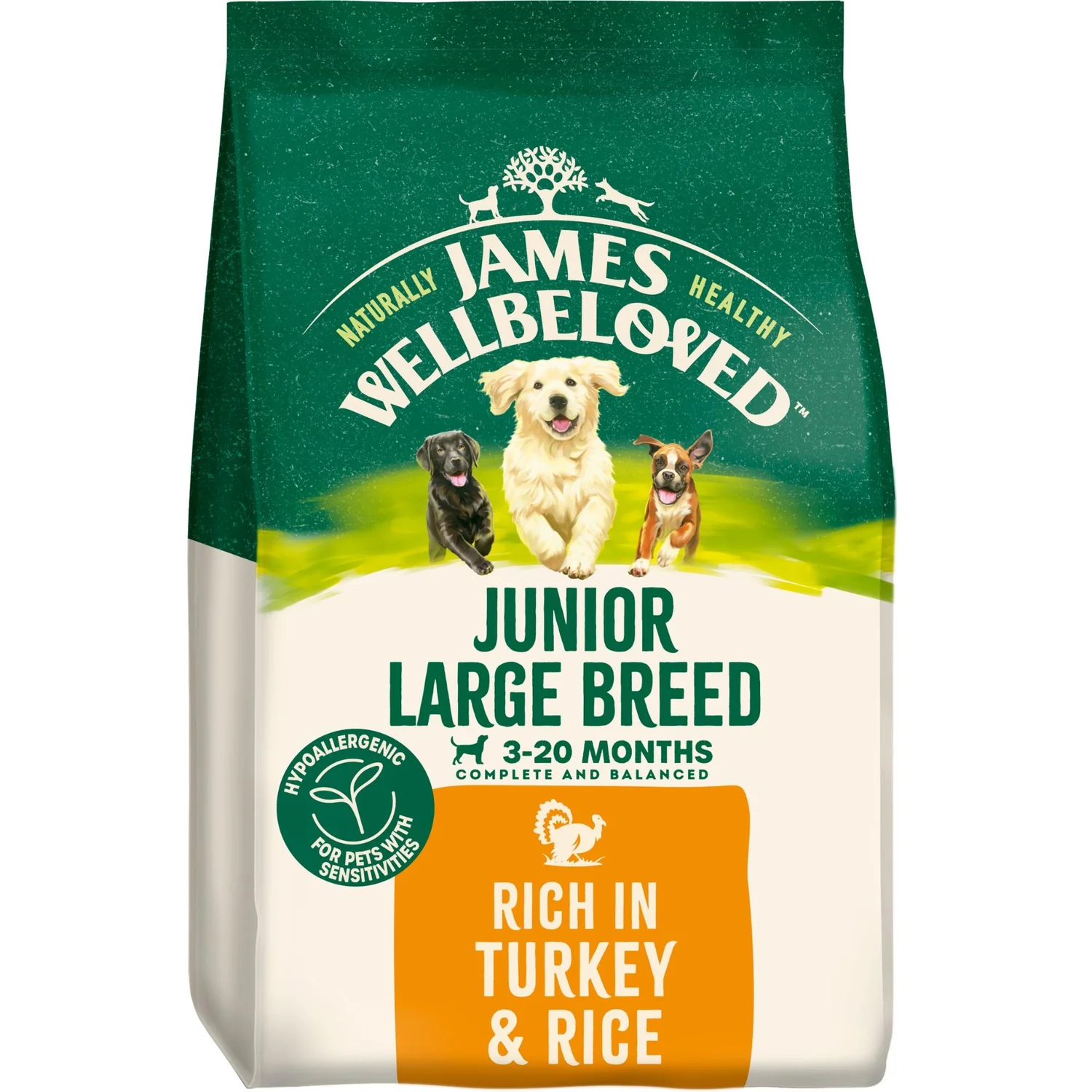 Turkey & Rice Large Breed Dry Dog Food