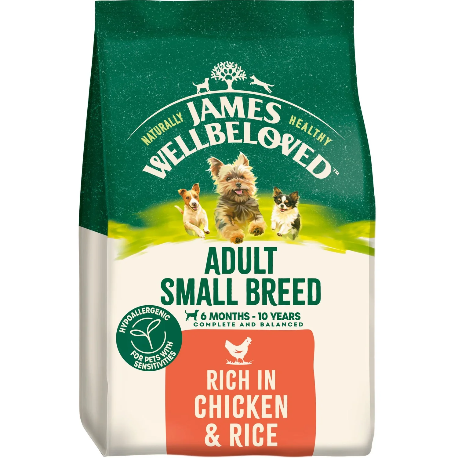 Chicken & Rice Small Breed Dry Dog Food