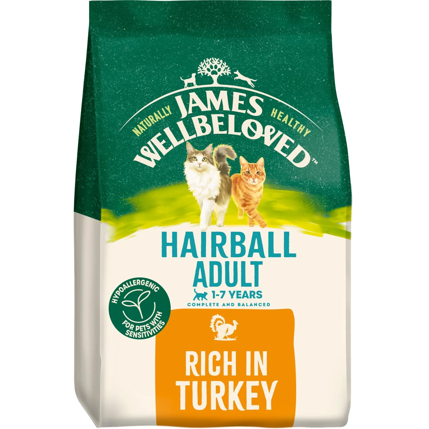Turkey Hairball Dry Cat Food