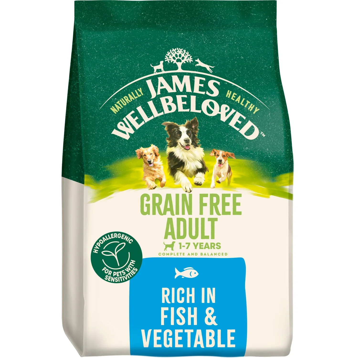 Fish & Veg Grain Free Dry Dog Food