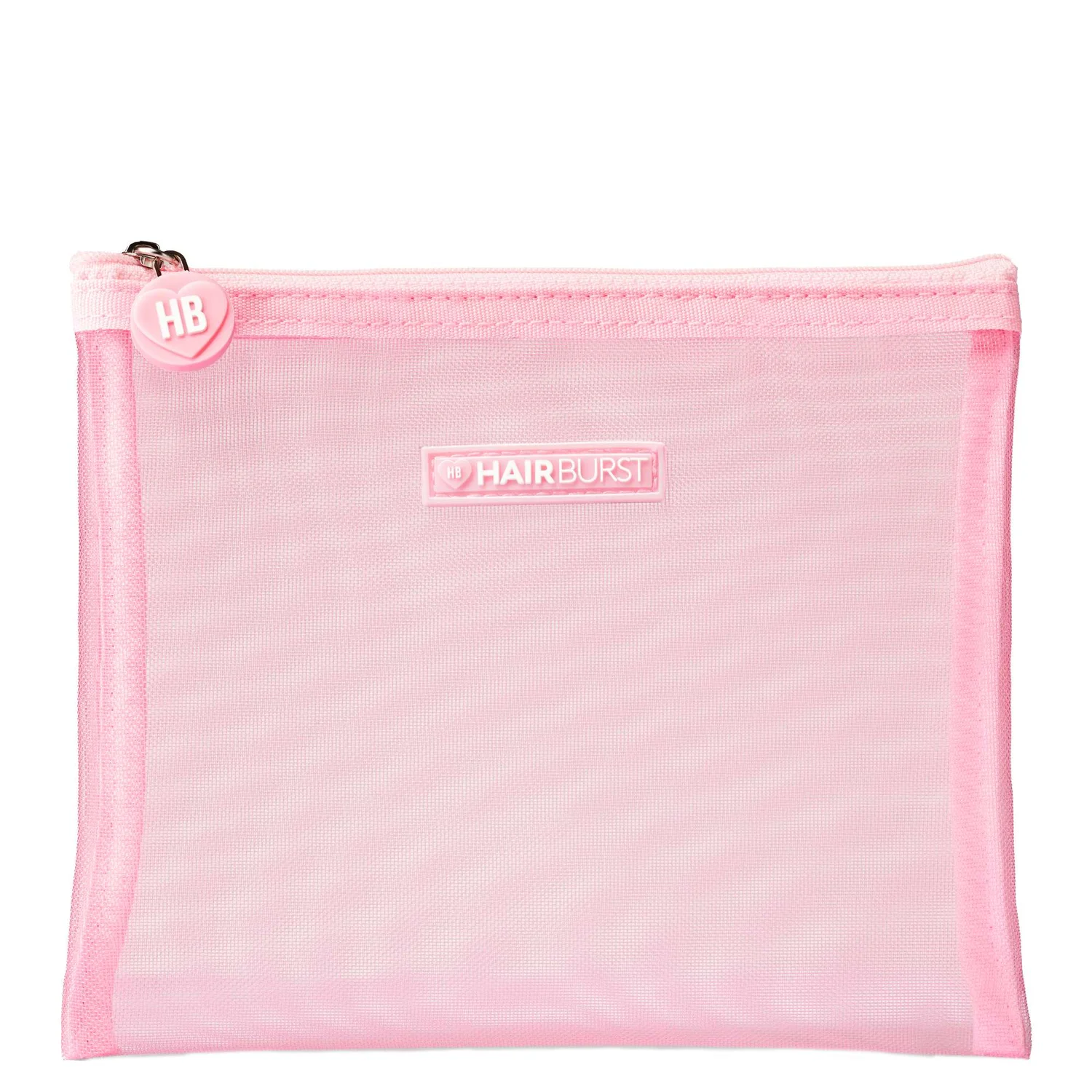 Hairburst Pink Mesh Wash Bag