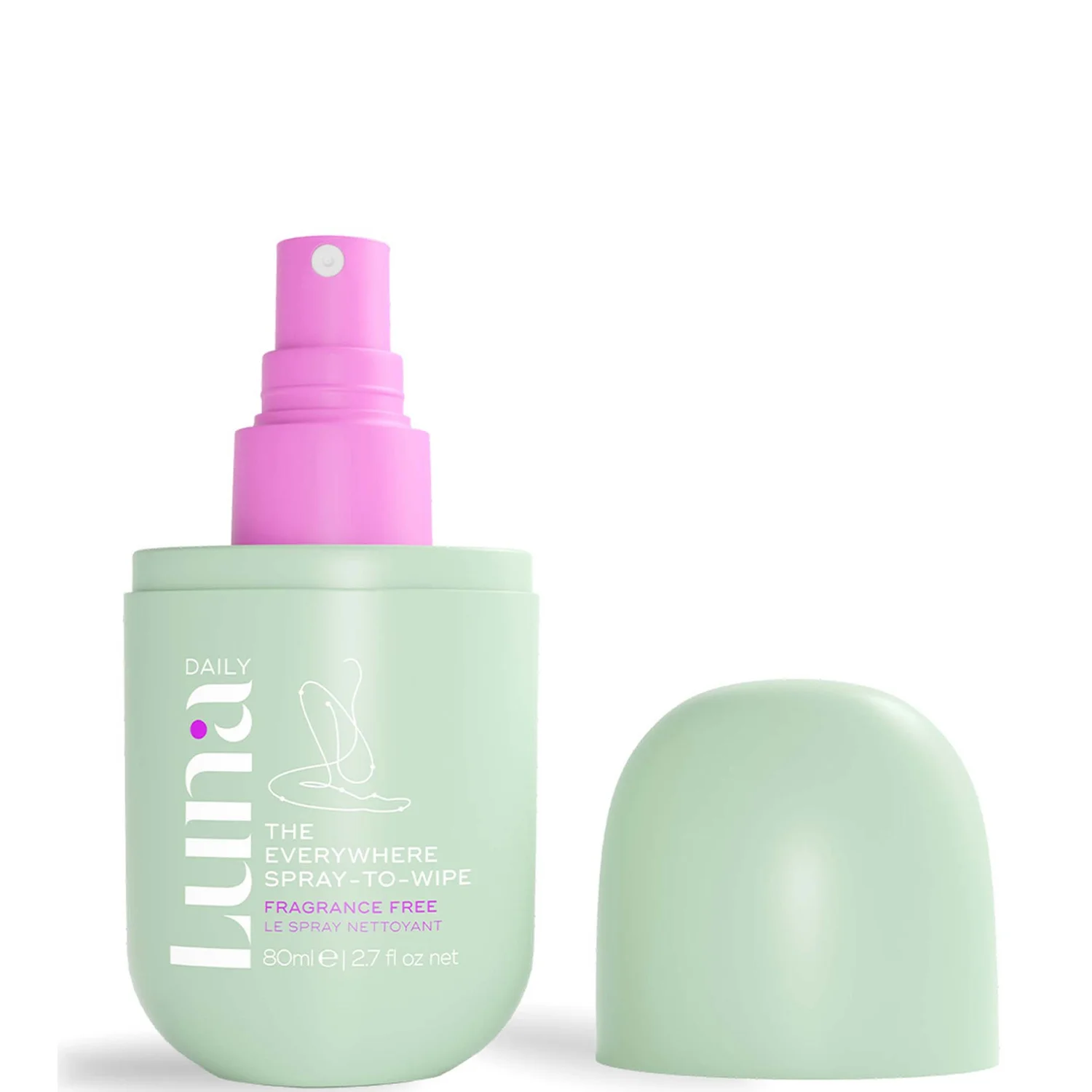 Luna Daily The Fragrance Free Spray-To-Wipe - pH-balancing Spray With Prebiotics +