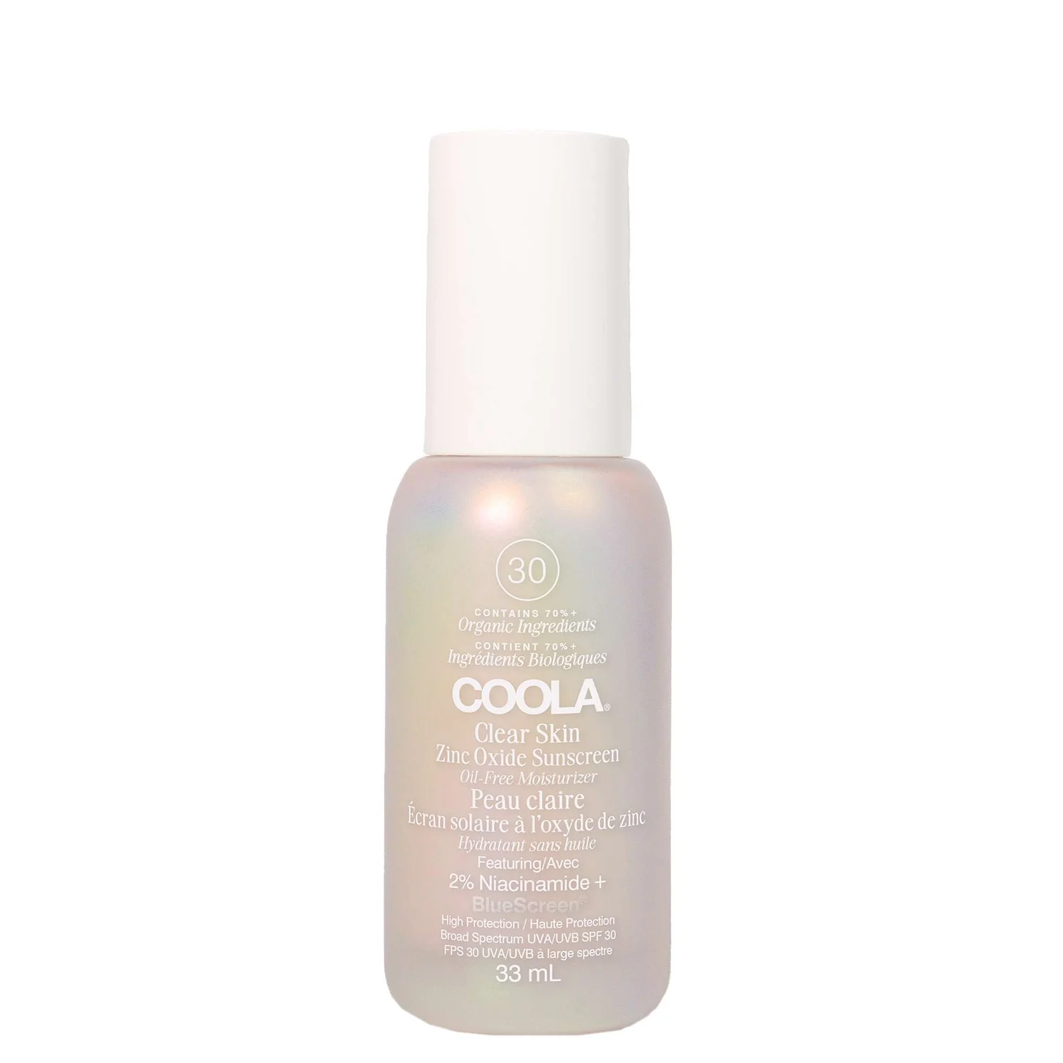 Coola Clear Skin Mineral Oil-Free Sunscreen SPF30 33ml