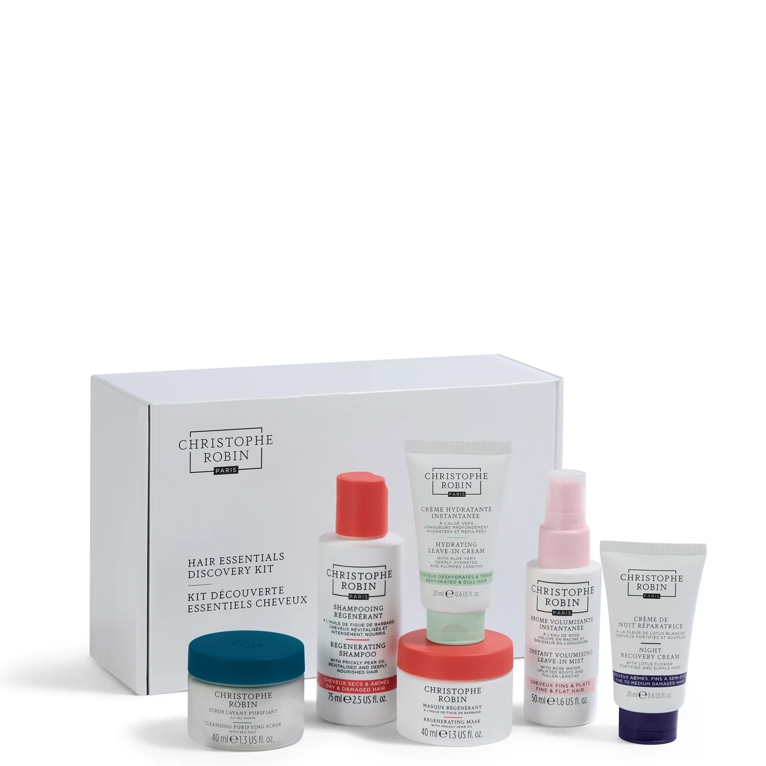 Christophe Robin Hair Essentials Discovery Set (Worth £66)