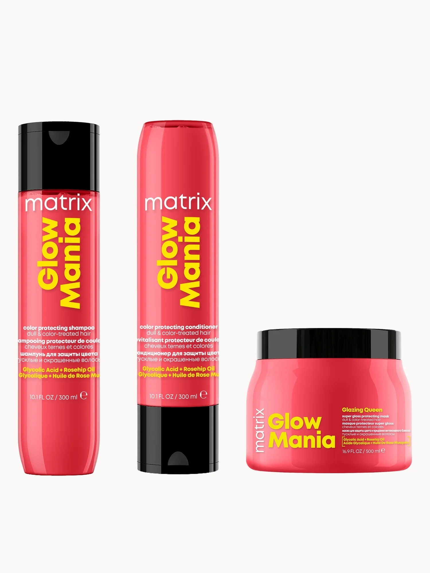 MATRIX X KATSEYE - SOPHIA'S GO TO: Glow Mania Colour Protecting Shampoo, Conditioner, and