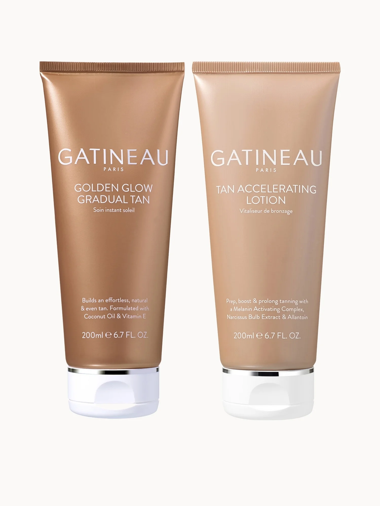 Gatineau Tan Accelerating Lotion and Golden Glow Gradual Tan Giftset