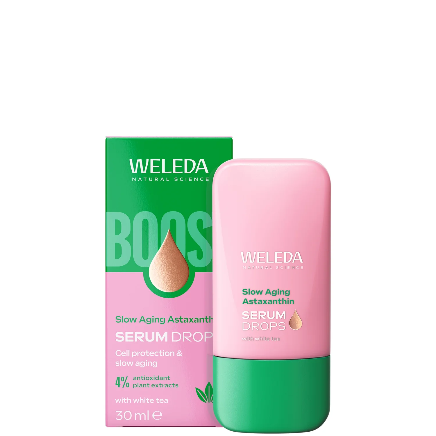 Weleda Slow Aging Astaxanthin Serum Drops with White Tea 30ml