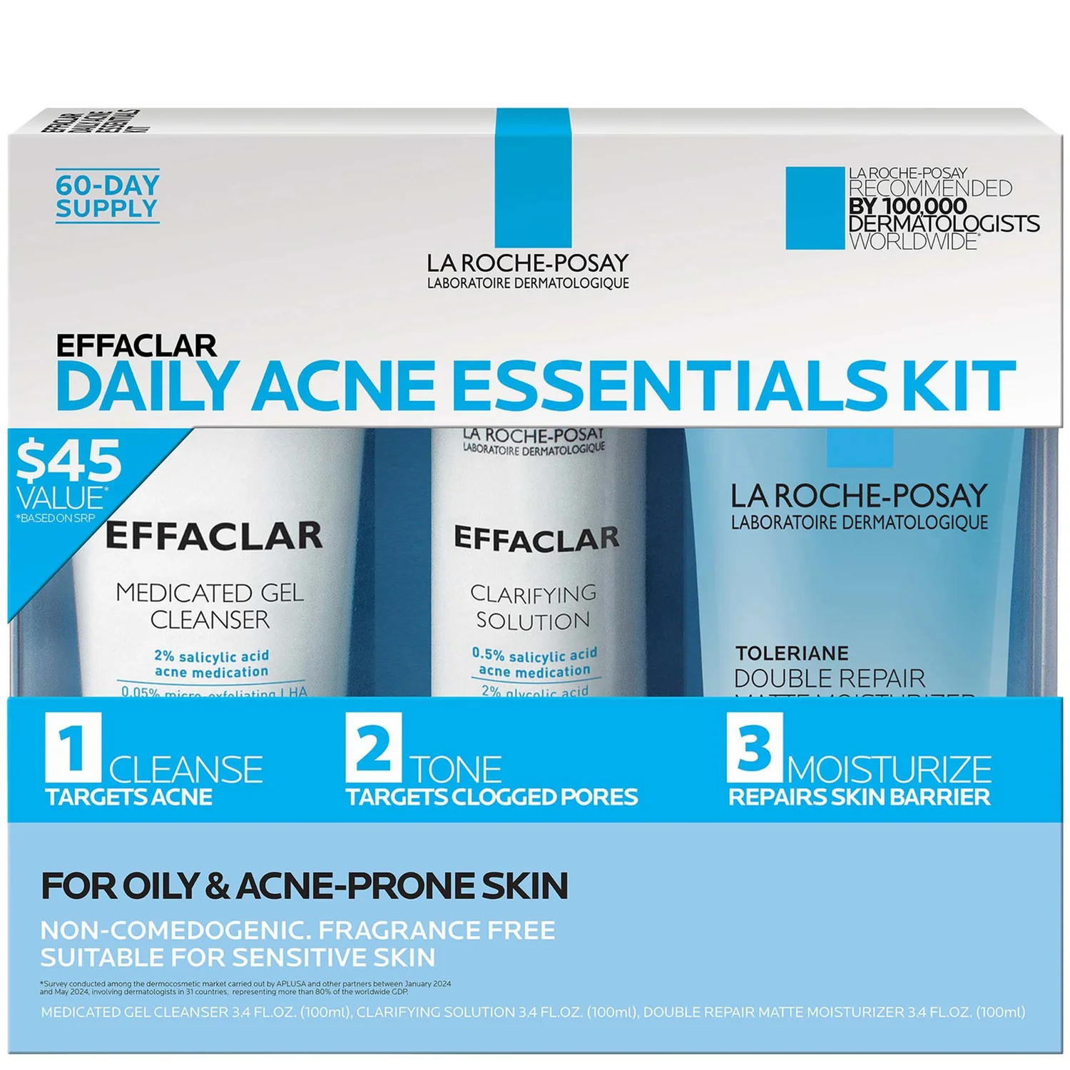 Effaclar Acne Daily Essentials Kit ($45 Value) product image