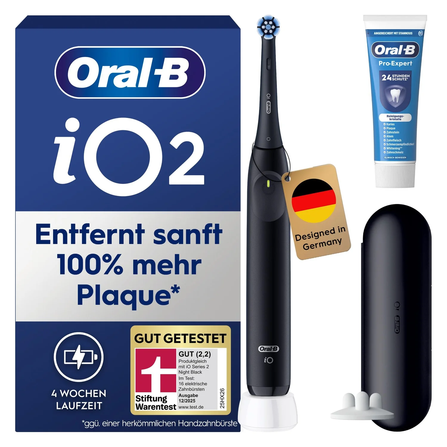Oral-B iO Series 2 Elektrische Zahnbrste, Calm Pink | Oral-B DE Oral-B iO Series 2 Elektrische Zahnbrste, Calm Pink | Oral-B DE