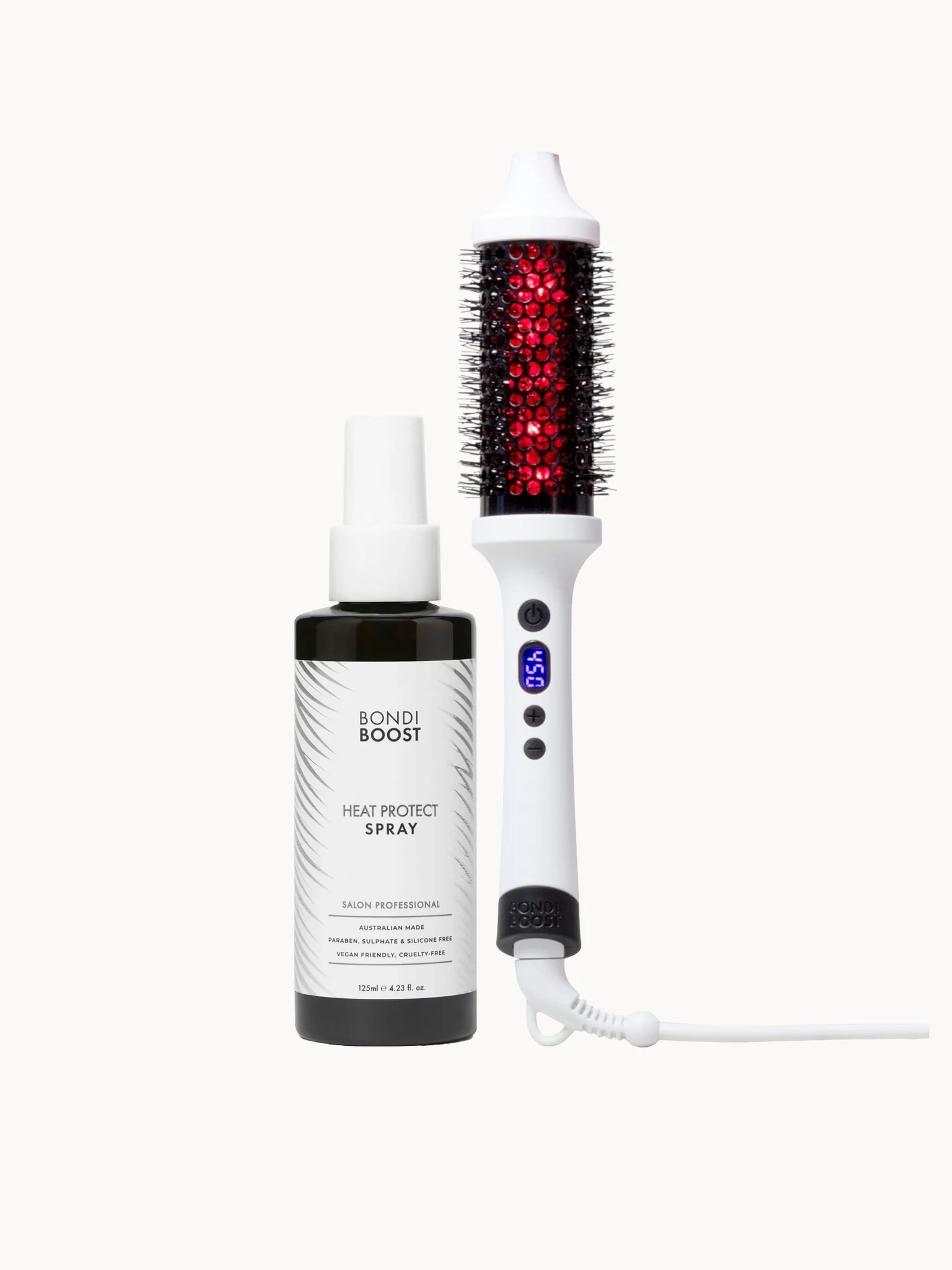 BondiBoost Infrared Bounce Brush & Heat Protect Spray 125ml