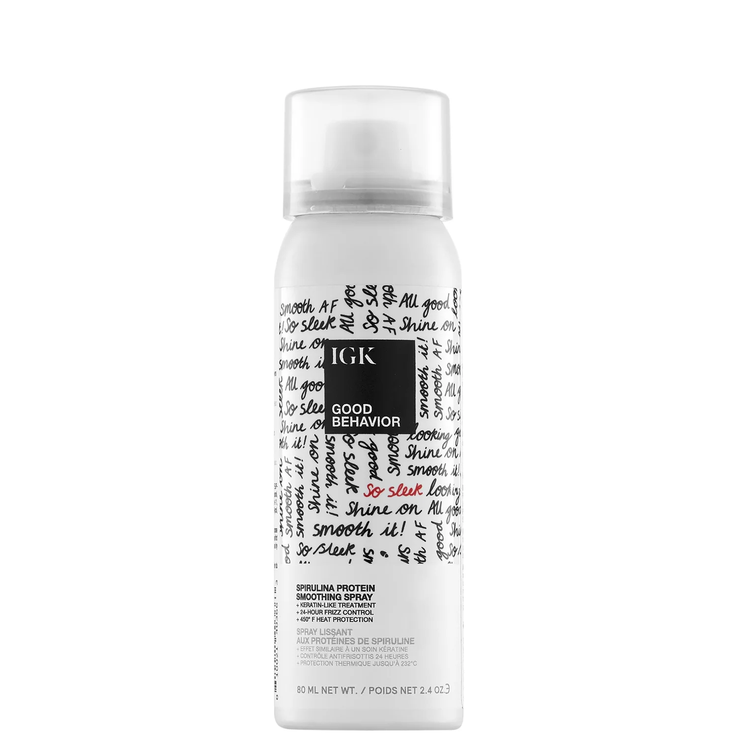 Good Behavior Spirulina Protein Smoothing Spray Travel 70ml product image