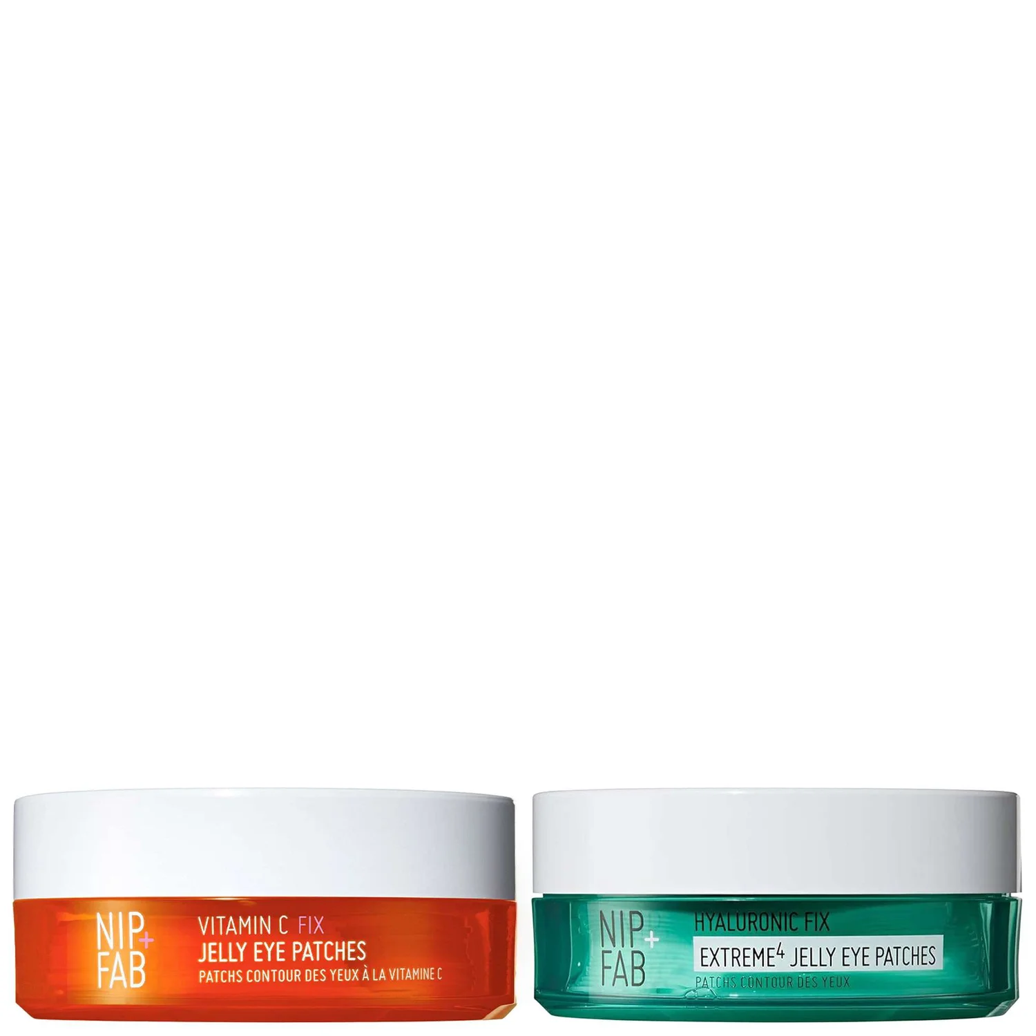 Nip + Fab Duo: Vitamin C Fix Jelly Eye Patches x 20 & Hyaluronic Fix Extreme4 Jelly Eye Patches x 20
