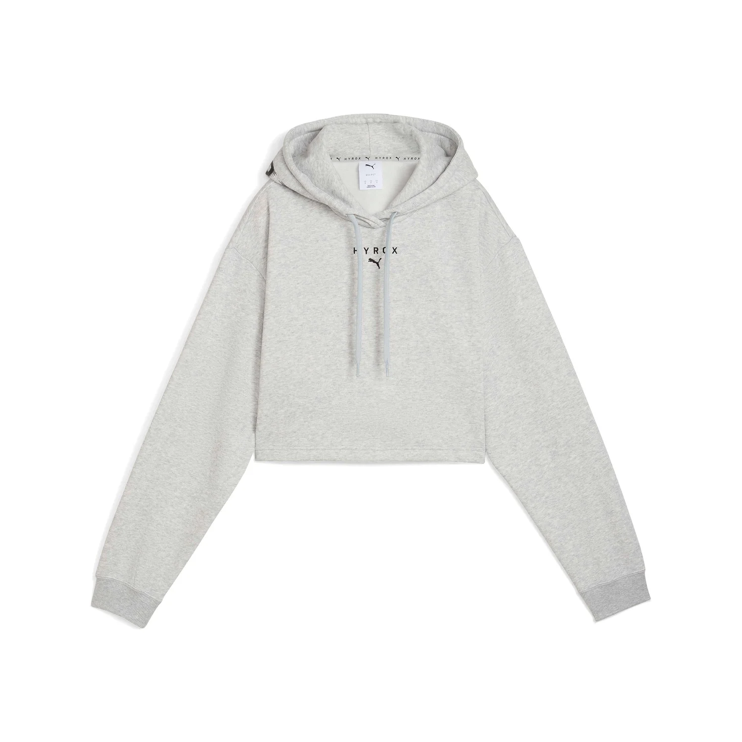 PUMA x HYROX Heavyweight Hoodie – Light Gray Heather