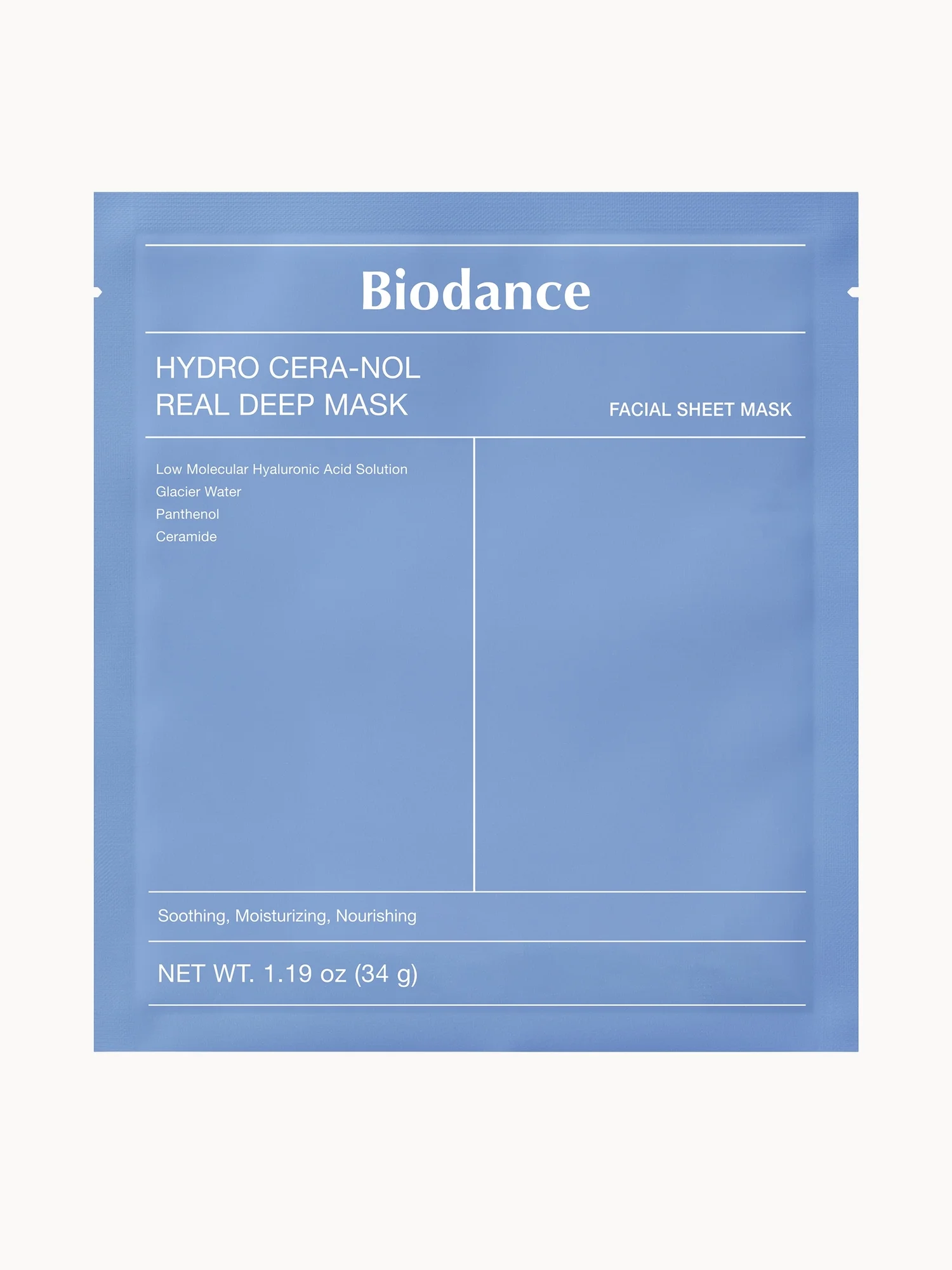 Biodance Hydro Cera-nol Real Deep Mask (4 Pack)