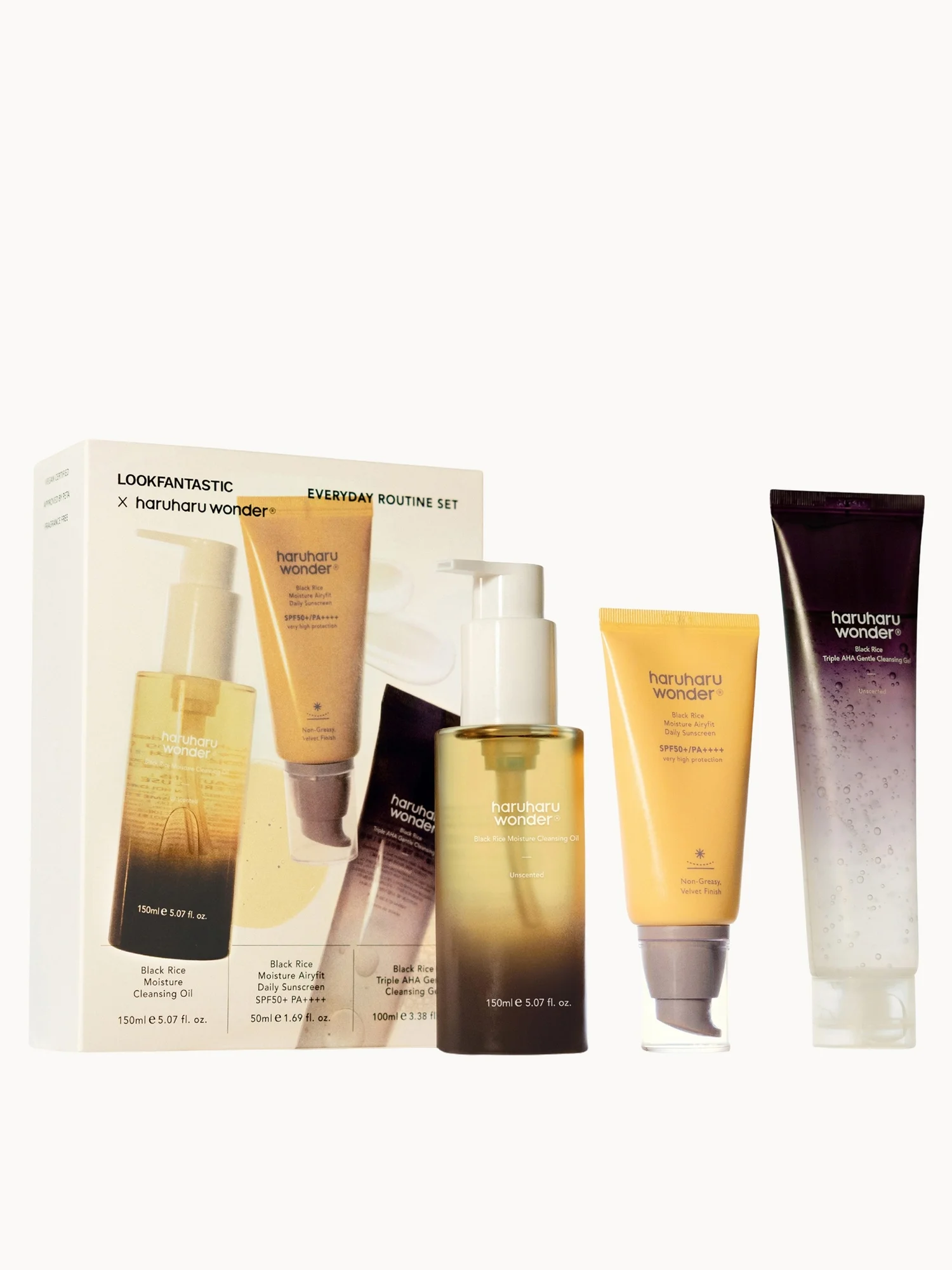 LOOKFANTASTIC X haruharu wonder Everyday Routine Set