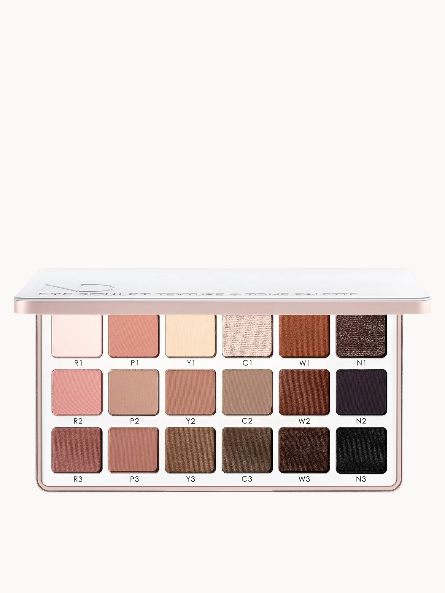Natasha Denona Eye Sculpt Texture and Tone Eyeshadow Palette - Soft