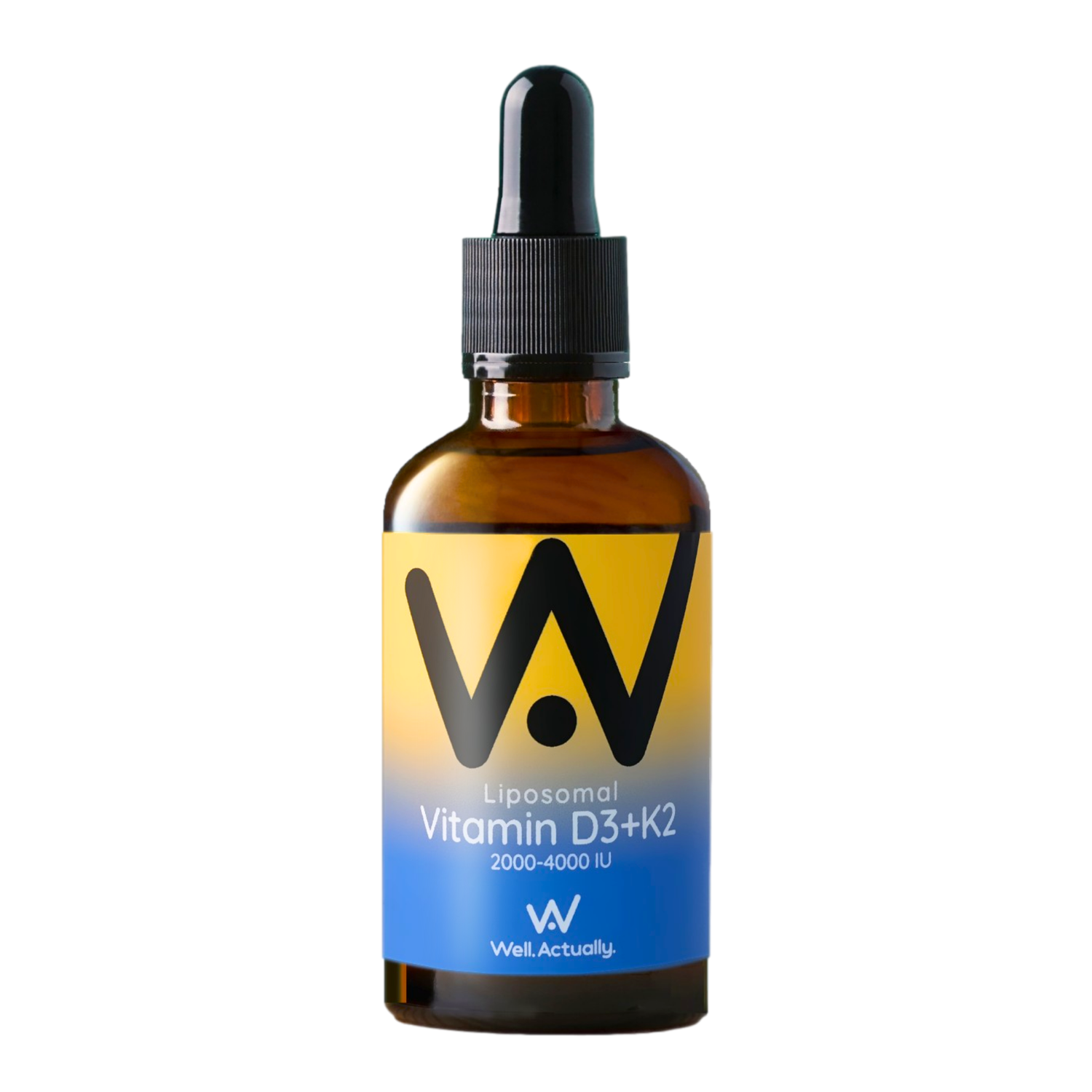 Well.Actually. Liposomal Vitamin D3 + K2 Pipette - Summer Citrus