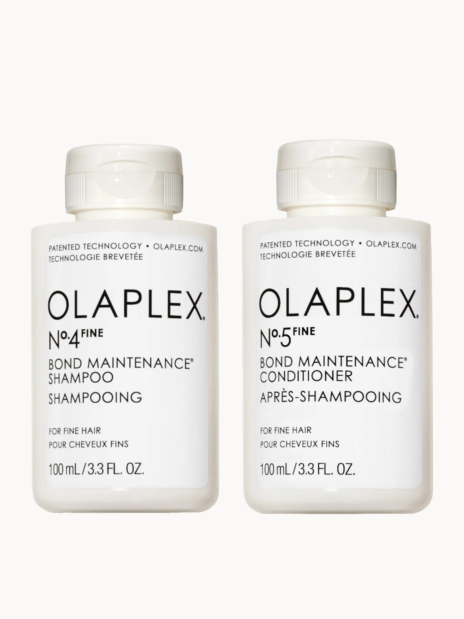 Olaplex No.4 and No.5 Fine Shampoo and Conditioner Duo 100ml