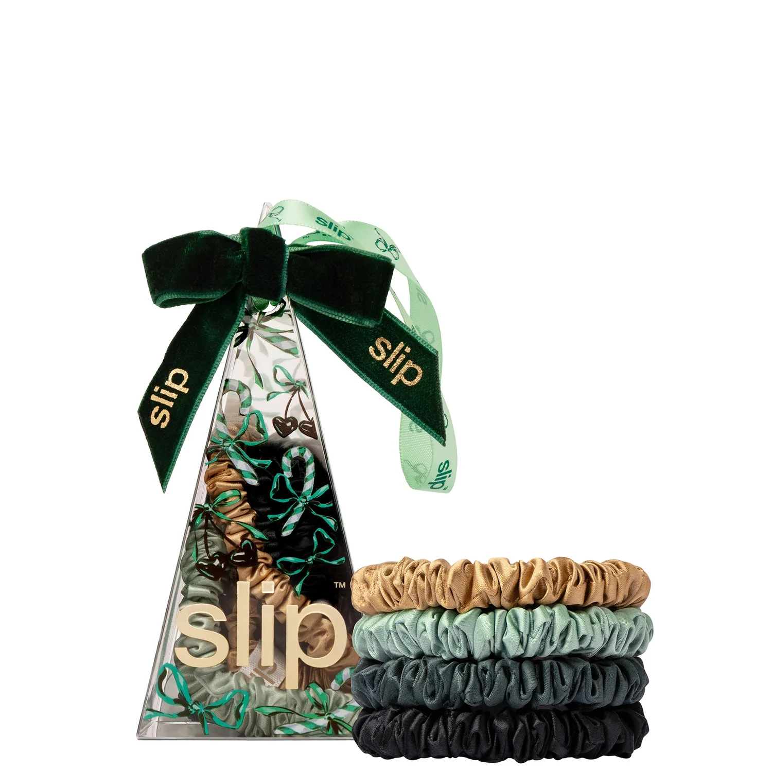 Slip Pure Silk Skinny Scrunchie Ornament - Sweetie Pie
