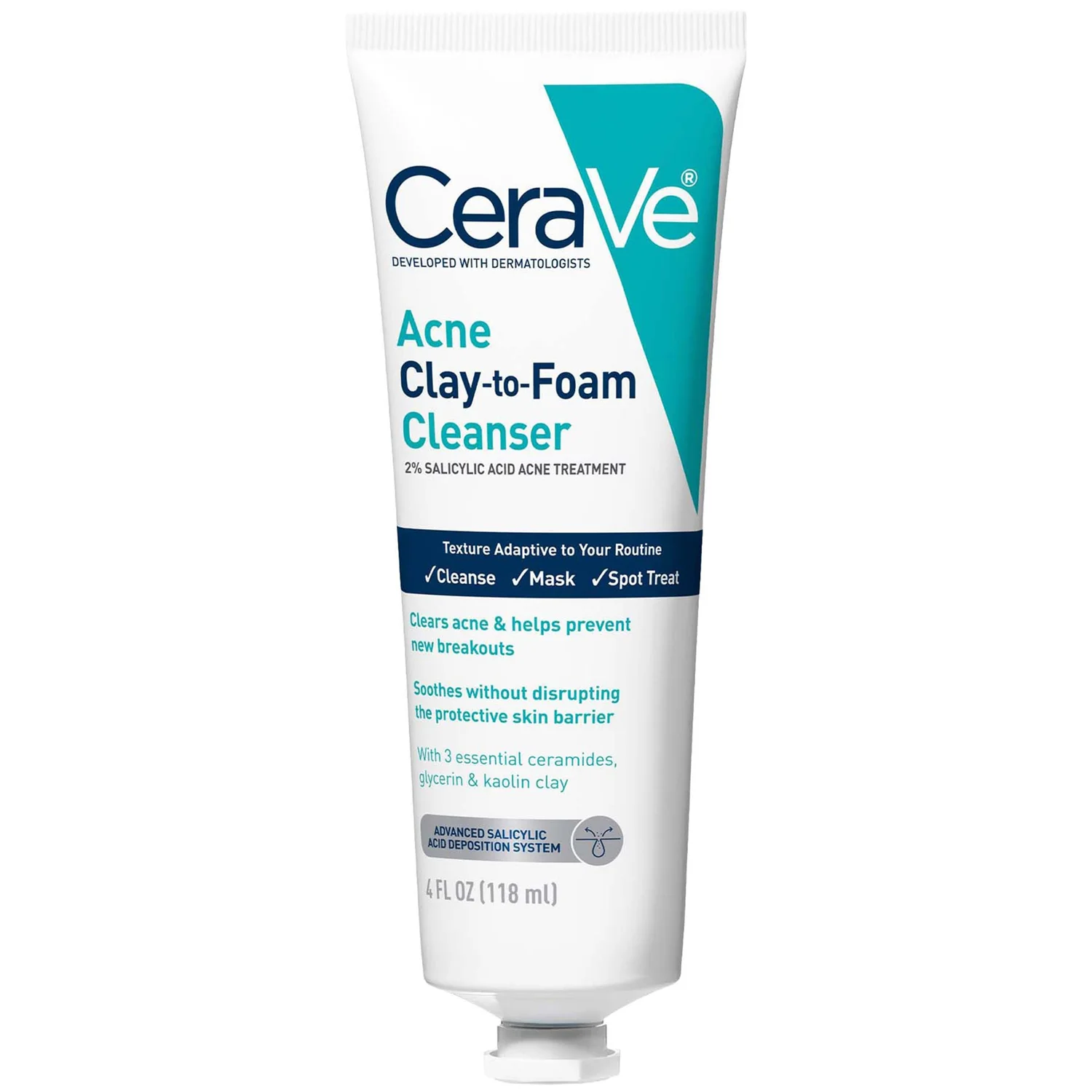 Acne Clay To Foam Cleanser For Acne-Prone Skin (4 fl. oz.) product image
