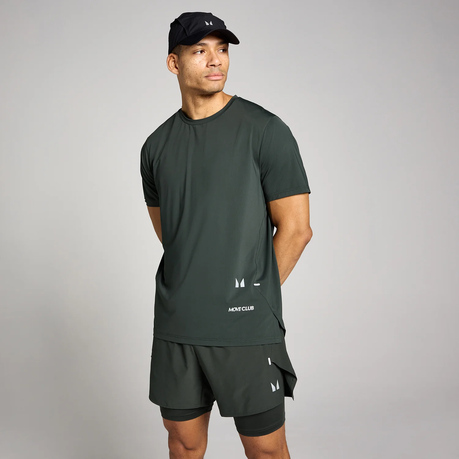 MP Men's Hybrid Mesh T-Shirt - Washed Black