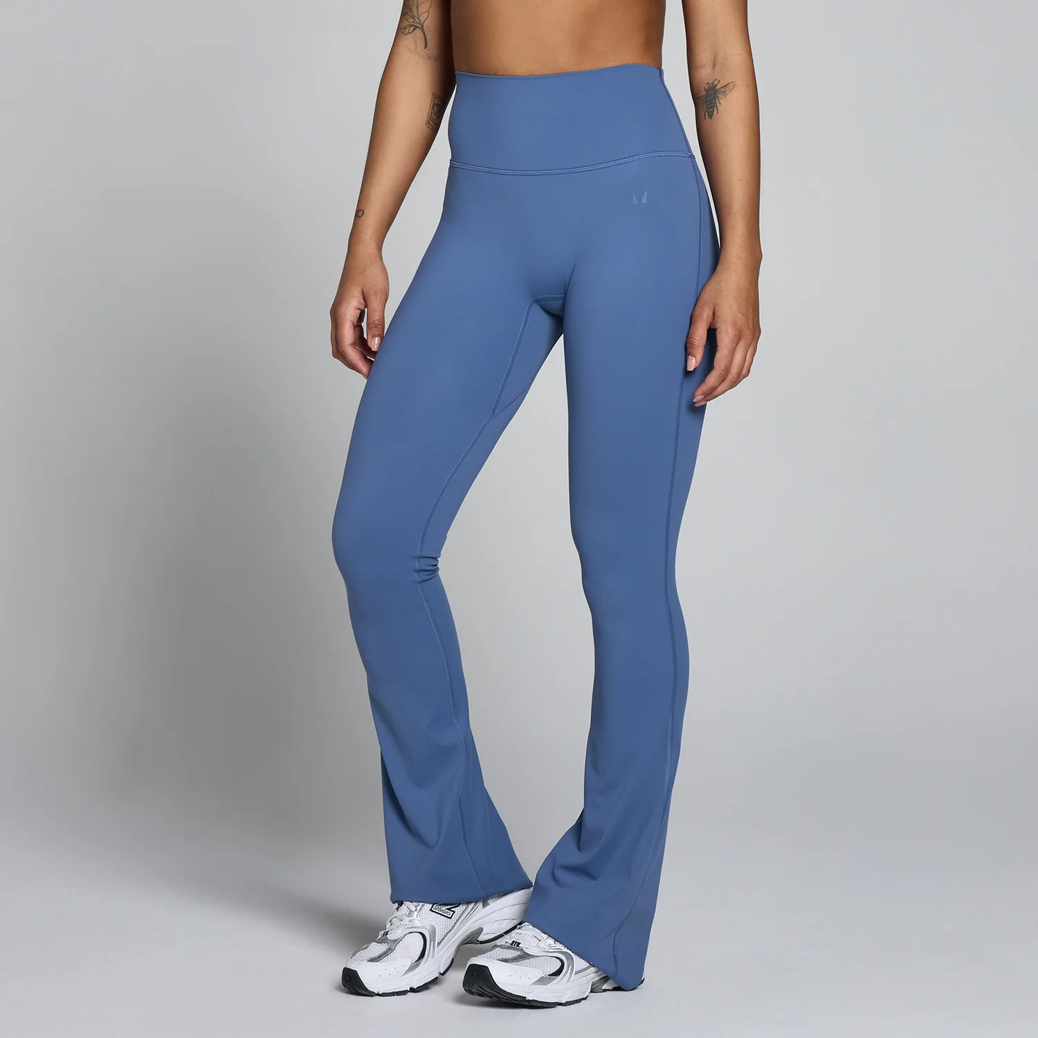 Myprotein MP dámske rozšírené legíny Tempo Slate Blue L